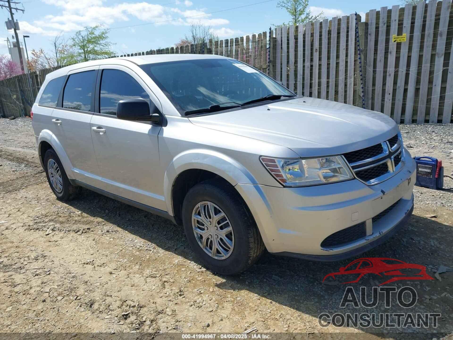 DODGE JOURNEY 2012 - 3C4PDCAB1CT239410