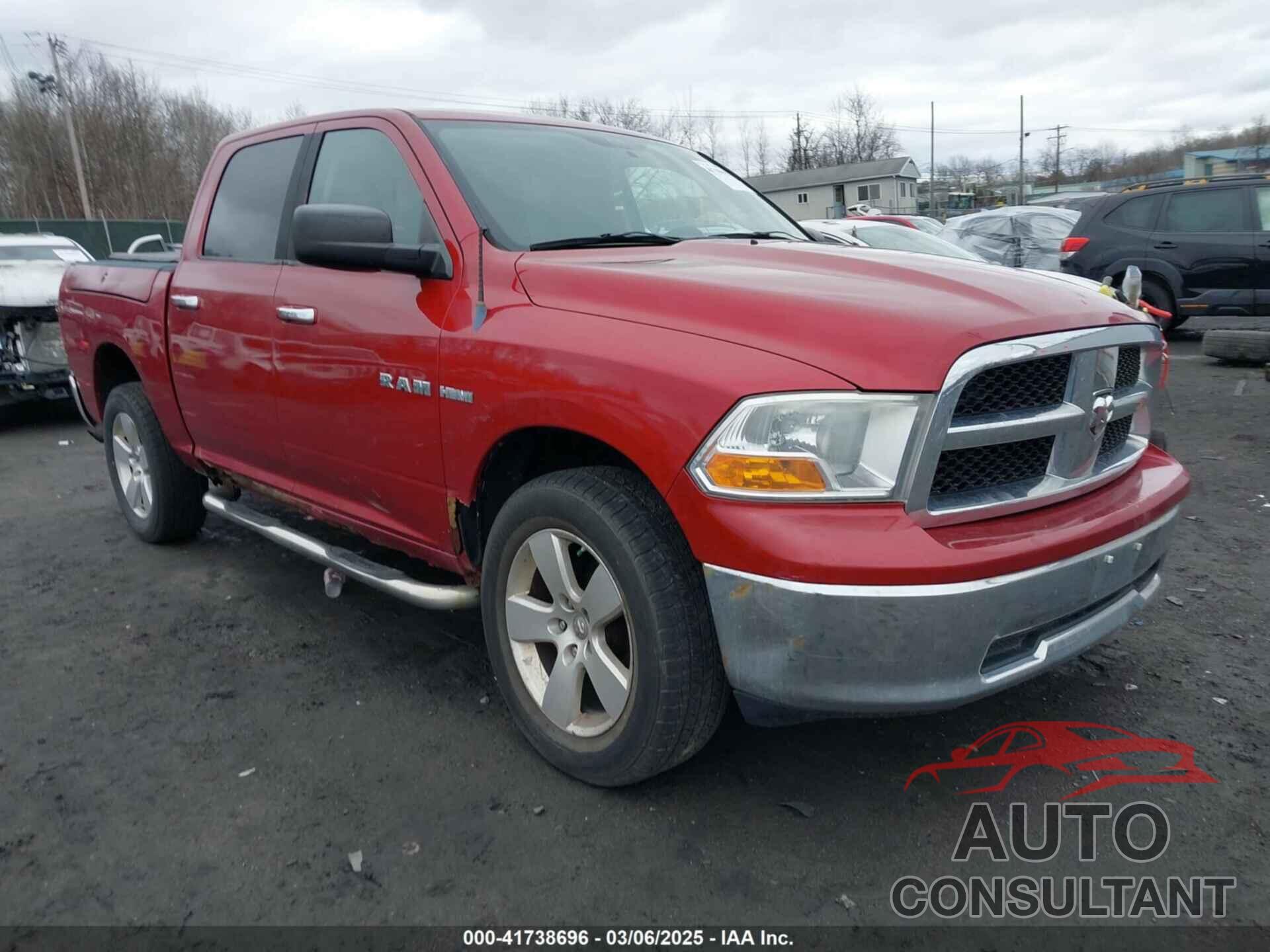 DODGE RAM 1500 2009 - 1D3HV13T59J527367