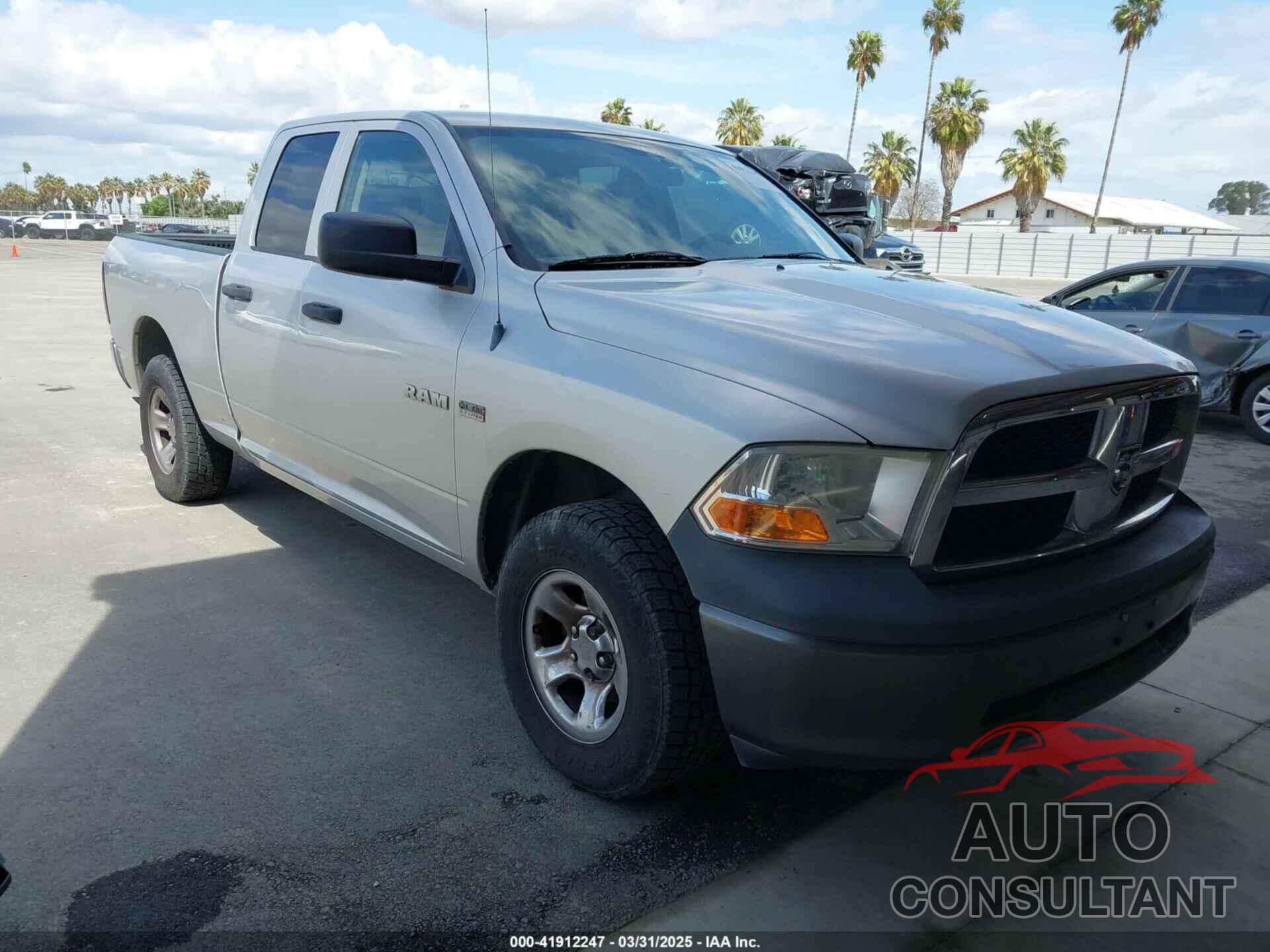 DODGE RAM 1500 2009 - 1D3HV18T79S709655
