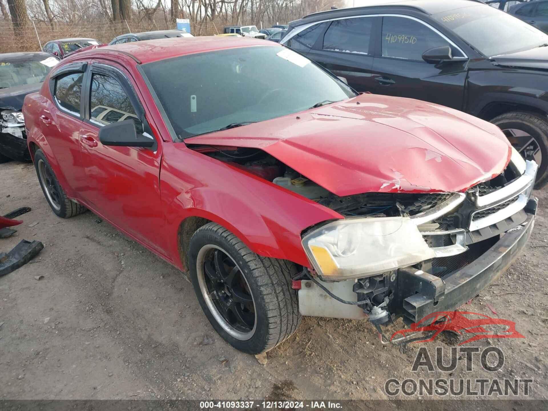 DODGE AVENGER 2012 - 1C3CDZAB6CN211768