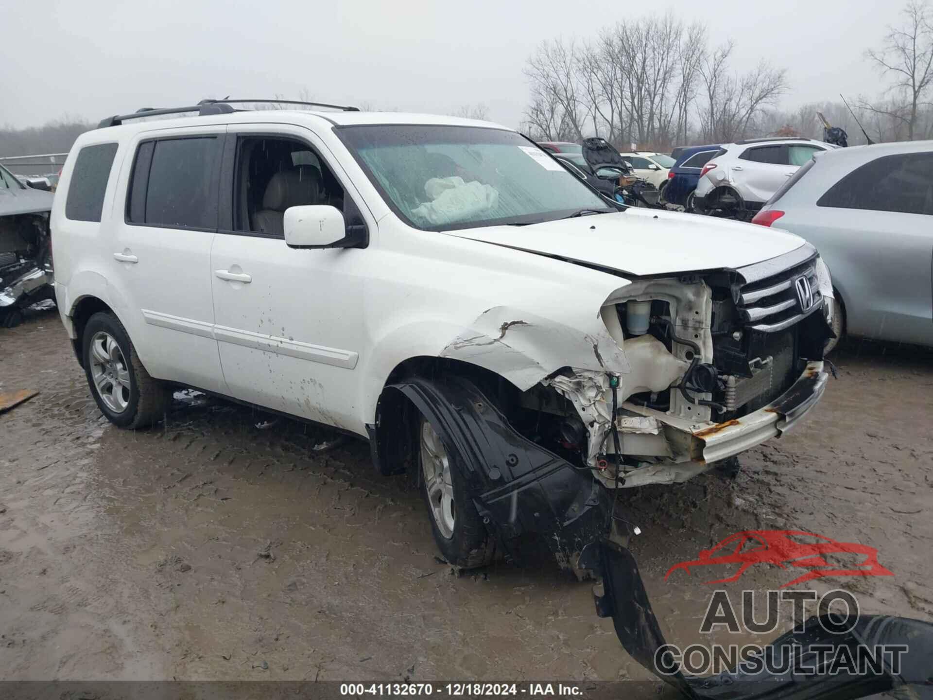 HONDA PILOT 2012 - 5FNYF4H60CB060027