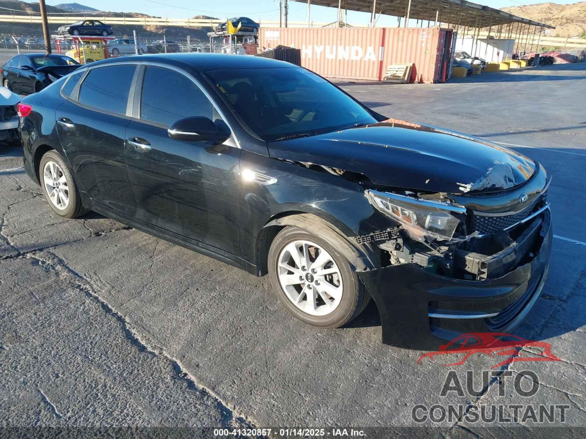 KIA OPTIMA 2018 - 5XXGT4L39JG203746