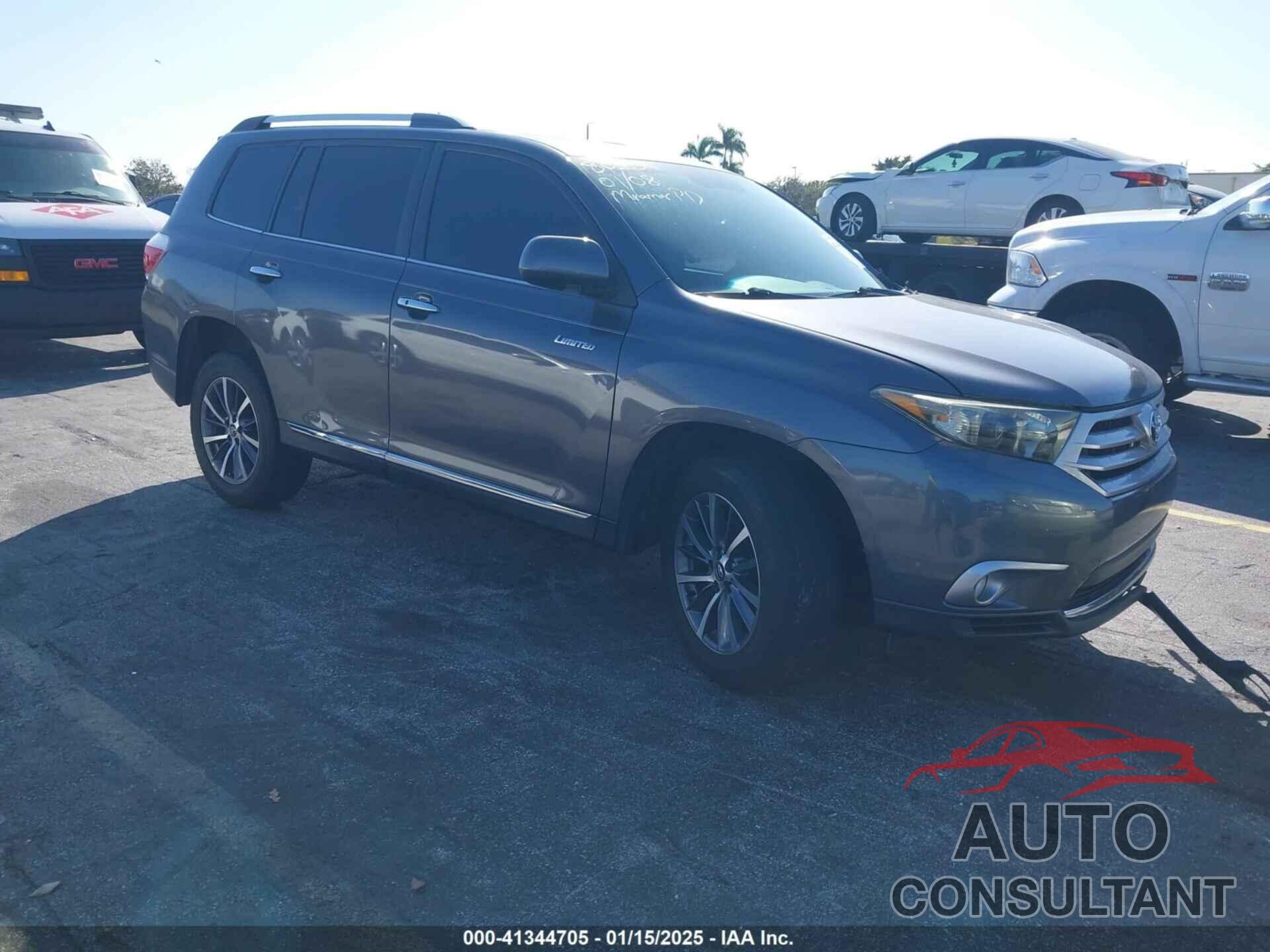 TOYOTA HIGHLANDER 2013 - 5TDYK3EH8DS128020