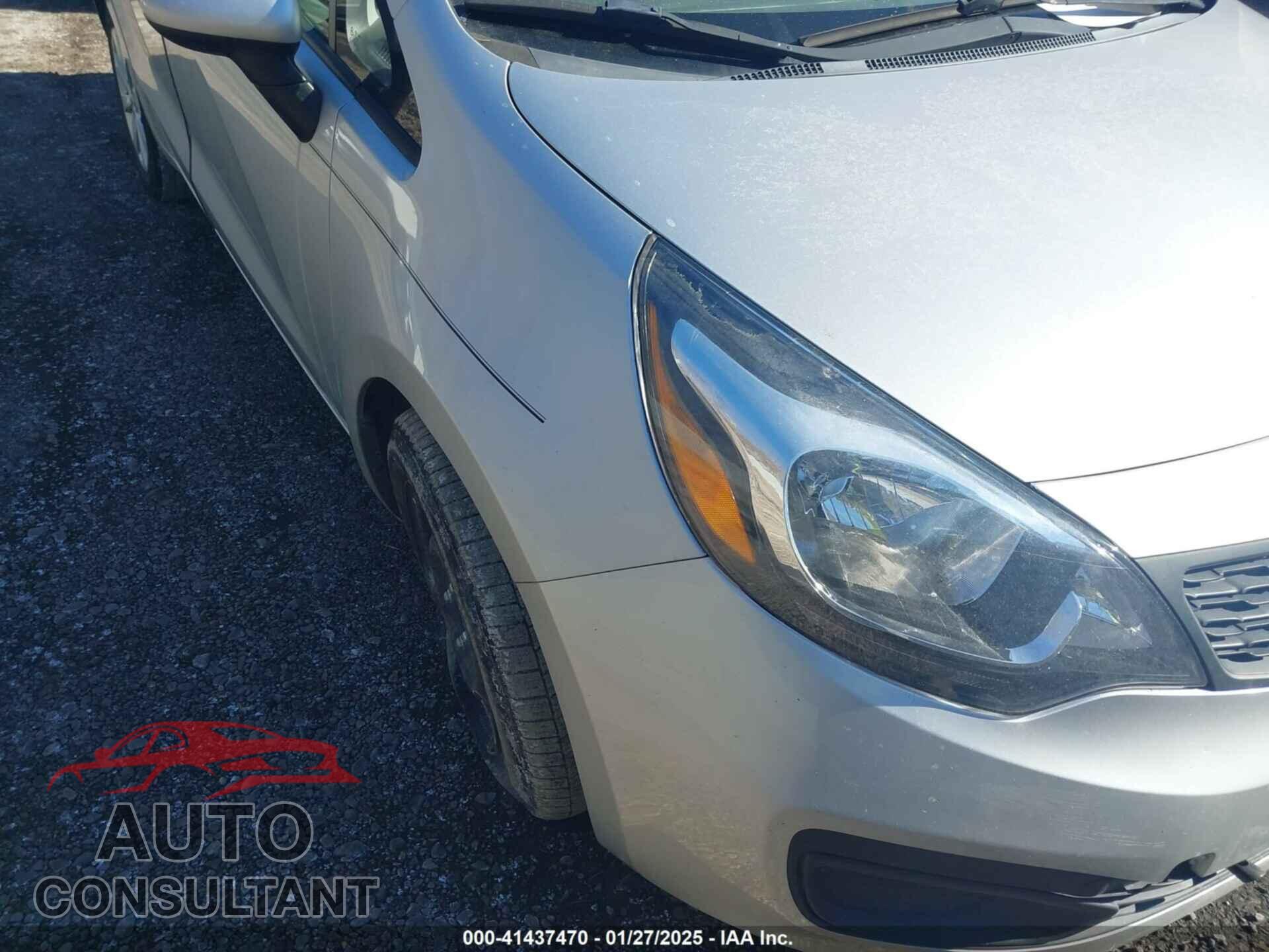 KIA RIO 2012 - KNADM4A3XC6049730