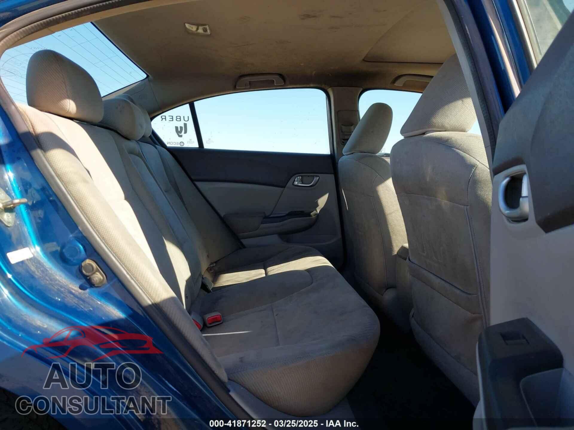 HONDA CIVIC 2012 - 19XFB2F86CE080560