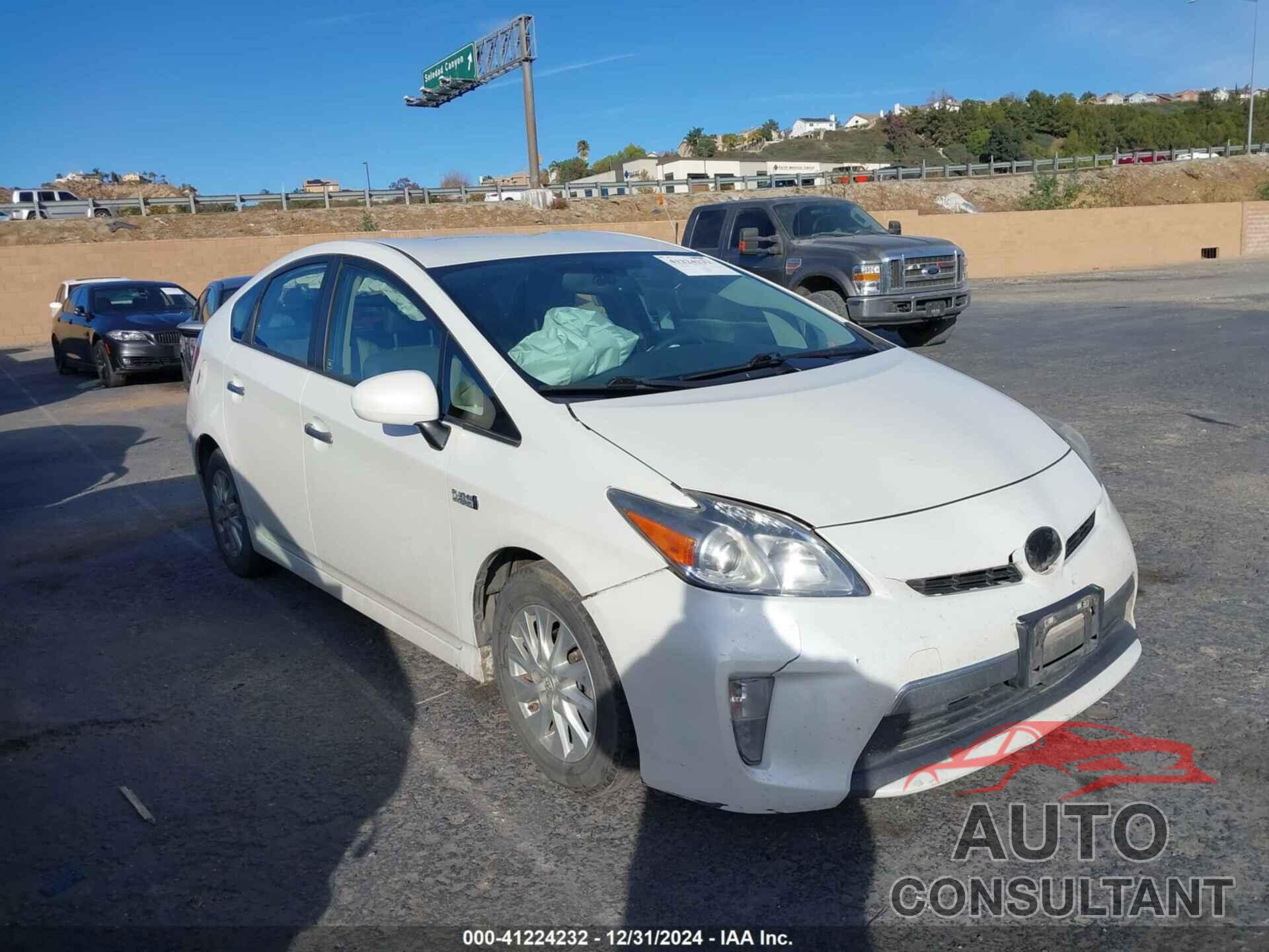 TOYOTA PRIUS PLUG-IN 2015 - JTDKN3DP3F3074507