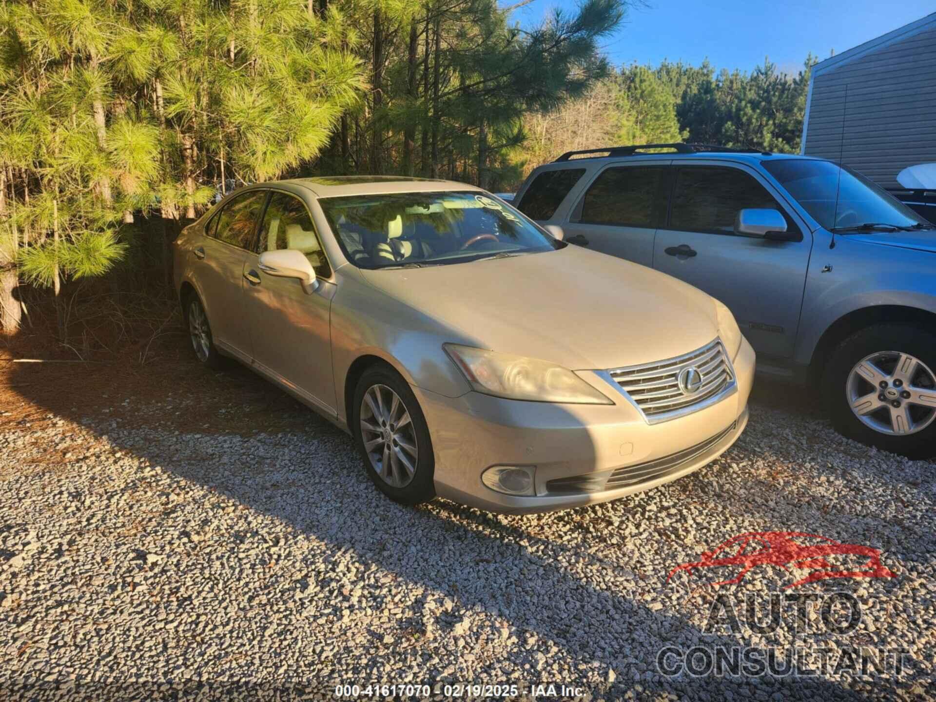 LEXUS ES 350 2010 - JTHBK1EG9A2409911