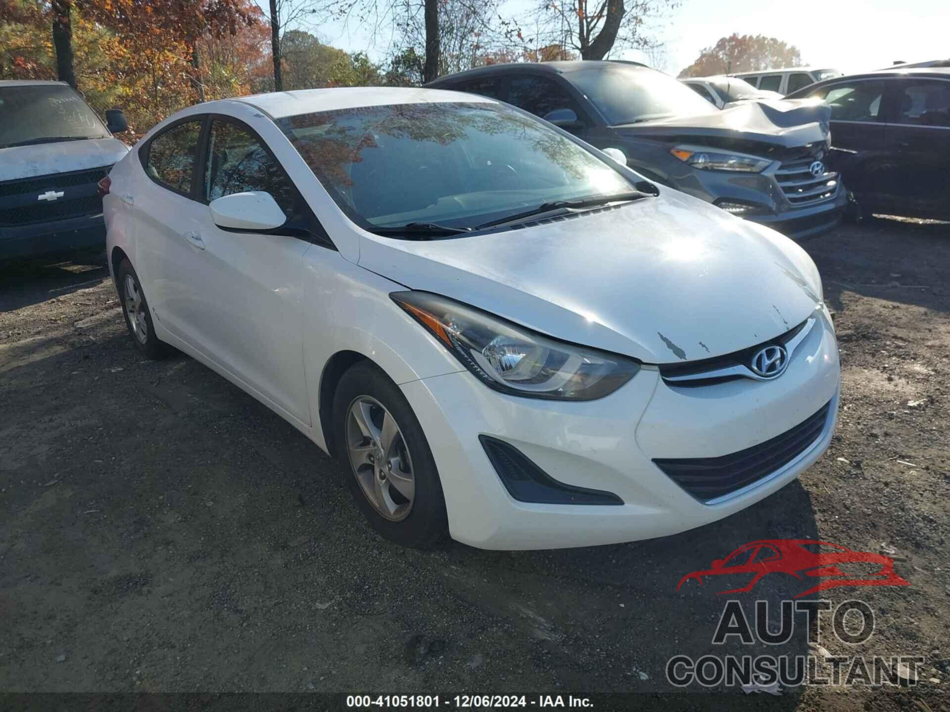 HYUNDAI ELANTRA 2014 - 5NPDH4AE9EH503418