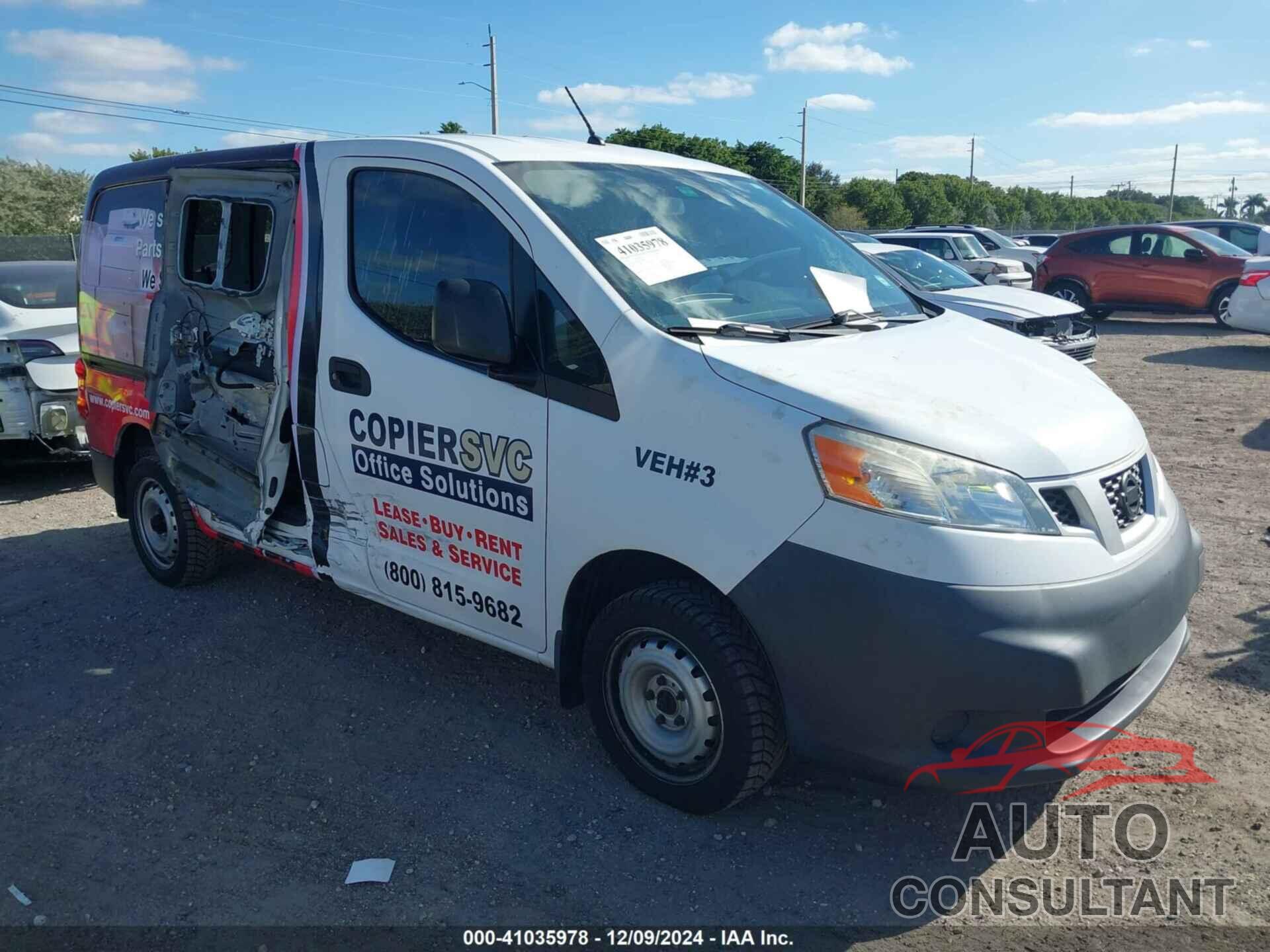 NISSAN NV200 2014 - 3N6CM0KN4EK700059