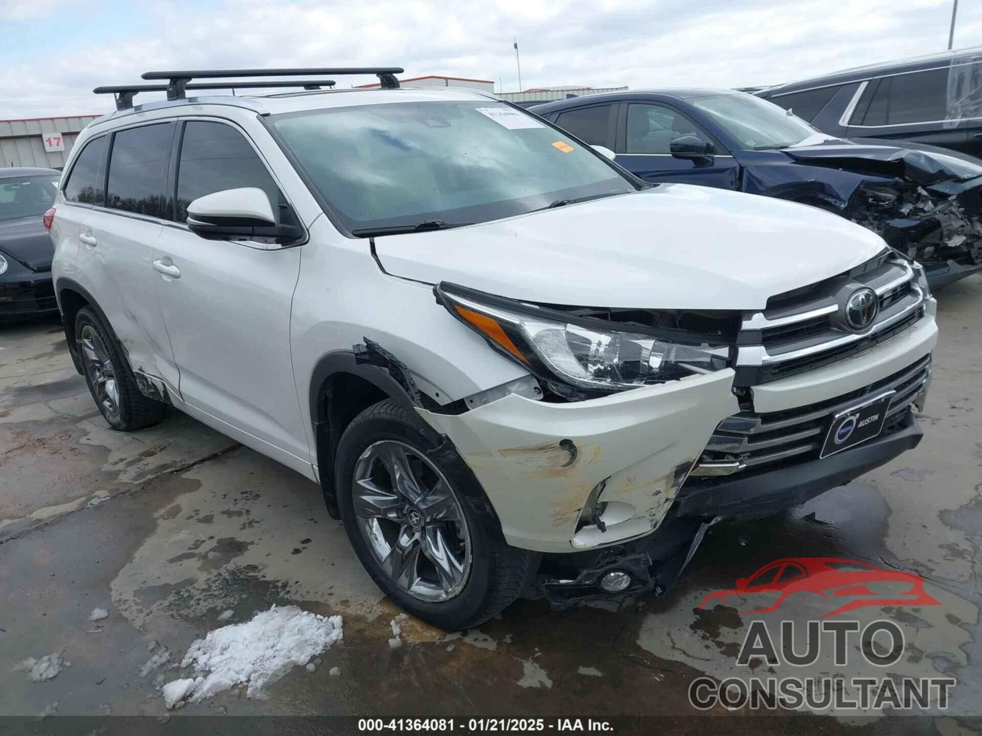 TOYOTA HIGHLANDER 2018 - 5TDDZRFH3JS914704