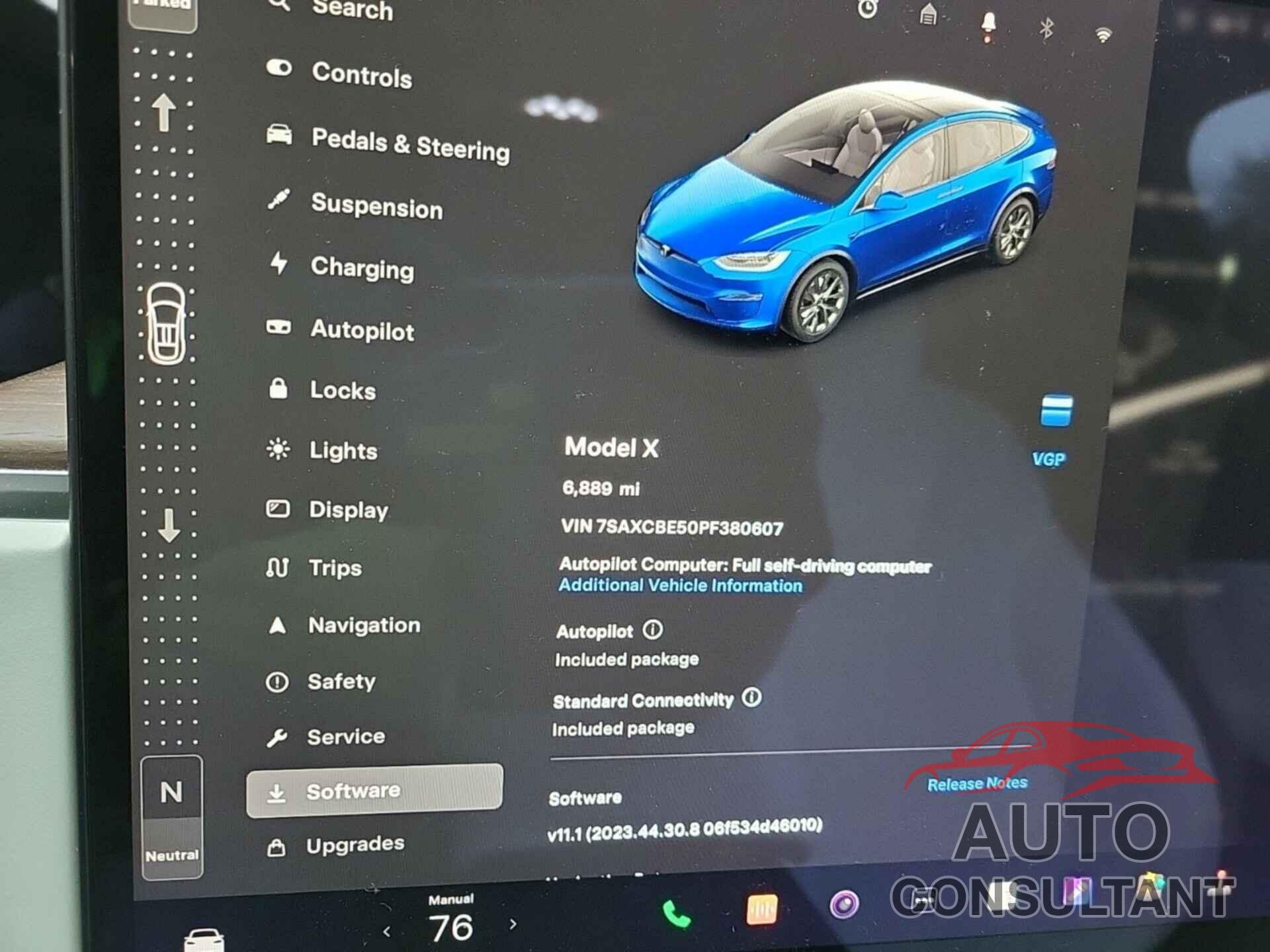 TESLA MODEL X 2023 - 7SAXCBE50PF380607