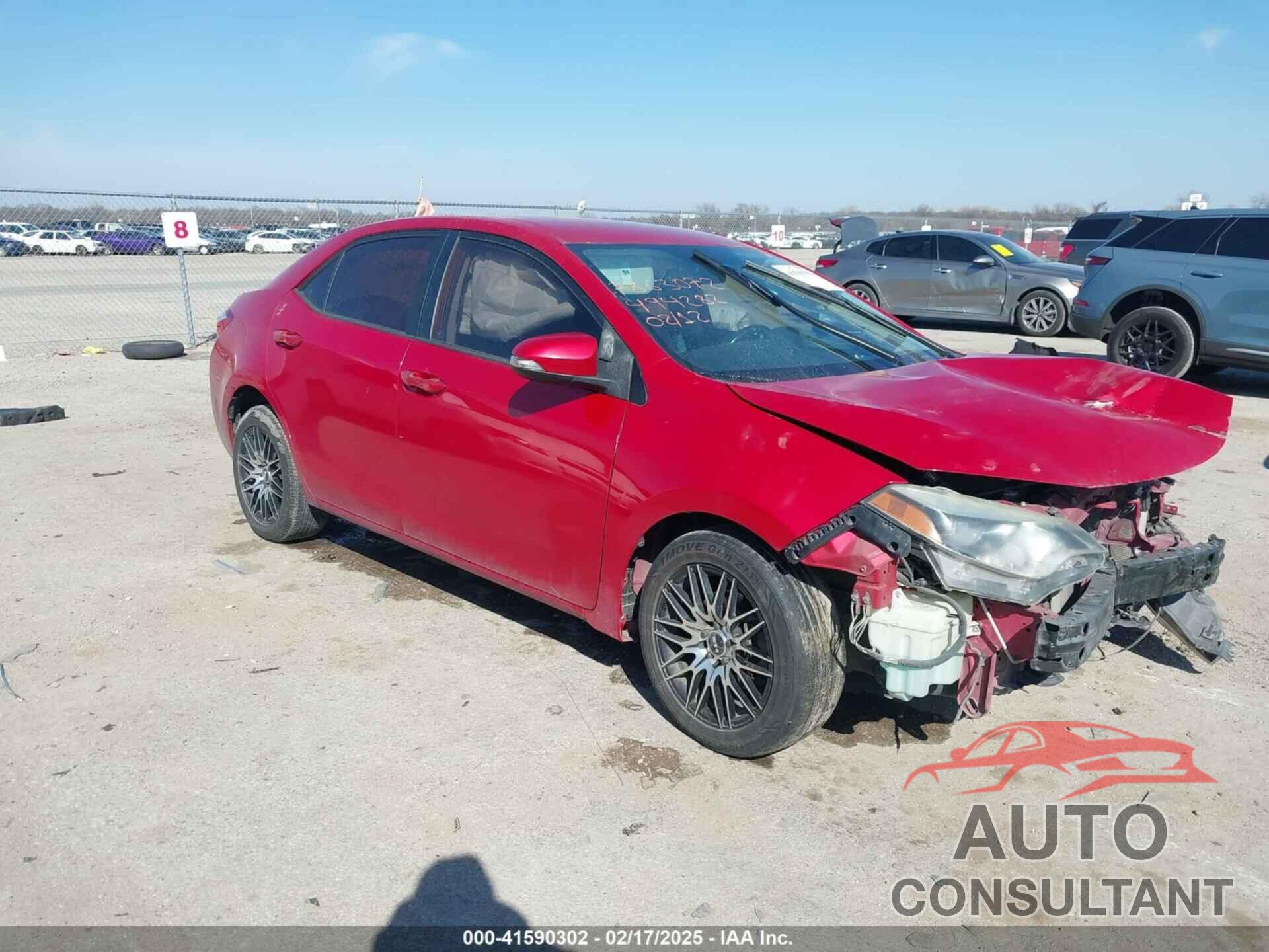 TOYOTA COROLLA 2016 - 2T1BURHE2GC494282