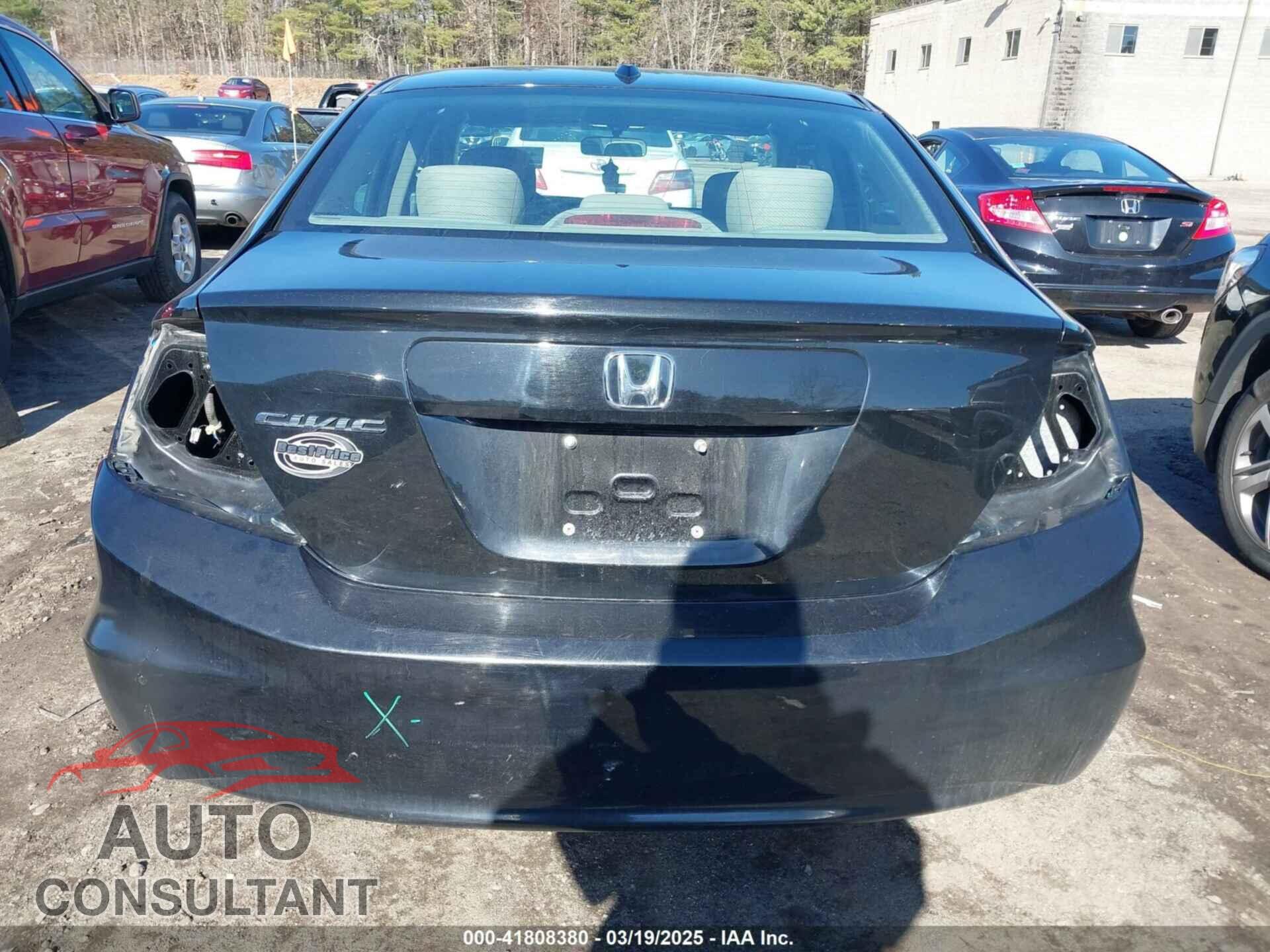 HONDA CIVIC 2012 - 2HGFB2F80CH309210
