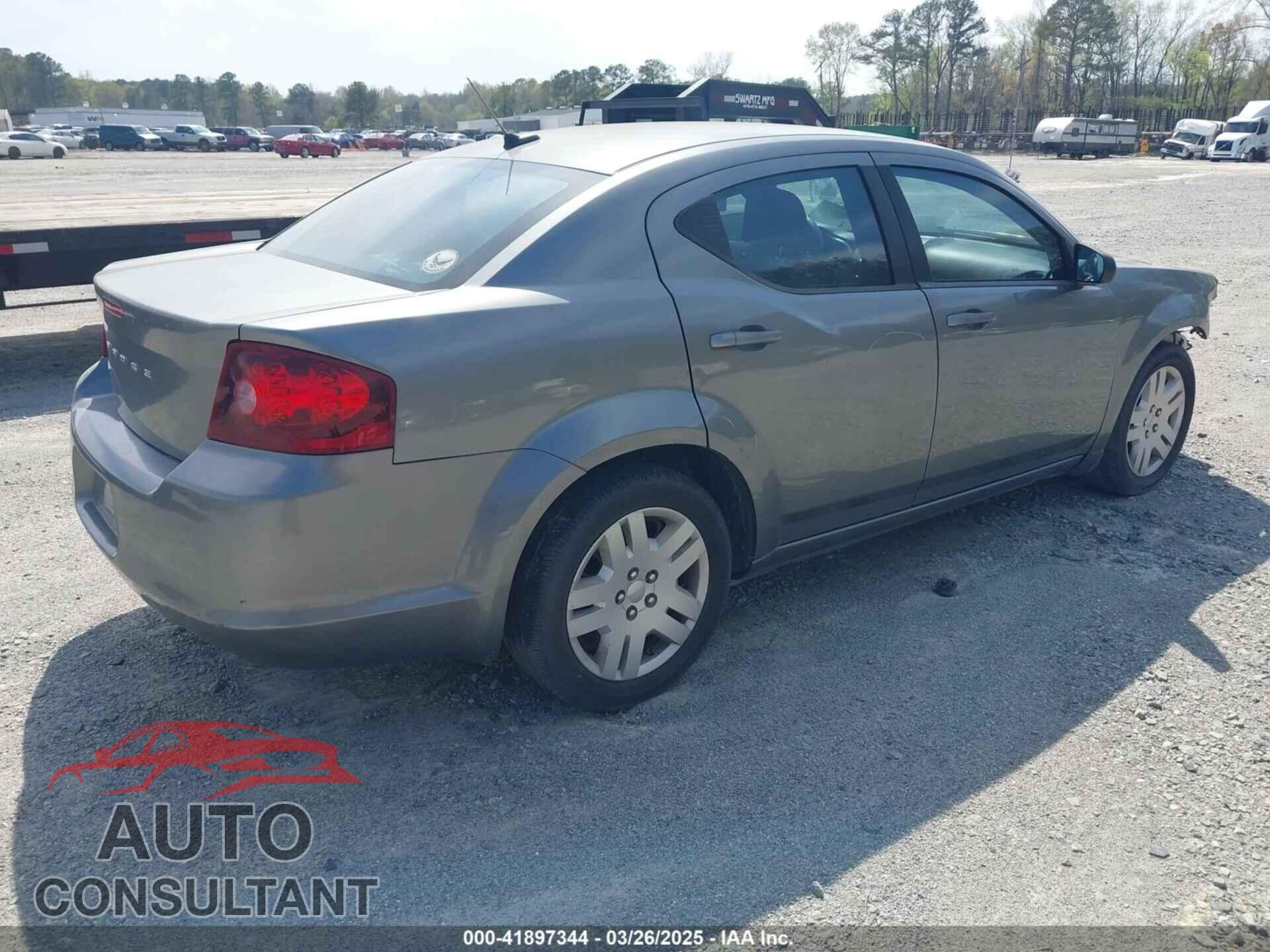 DODGE AVENGER 2013 - 1C3CDZAB7DN575831