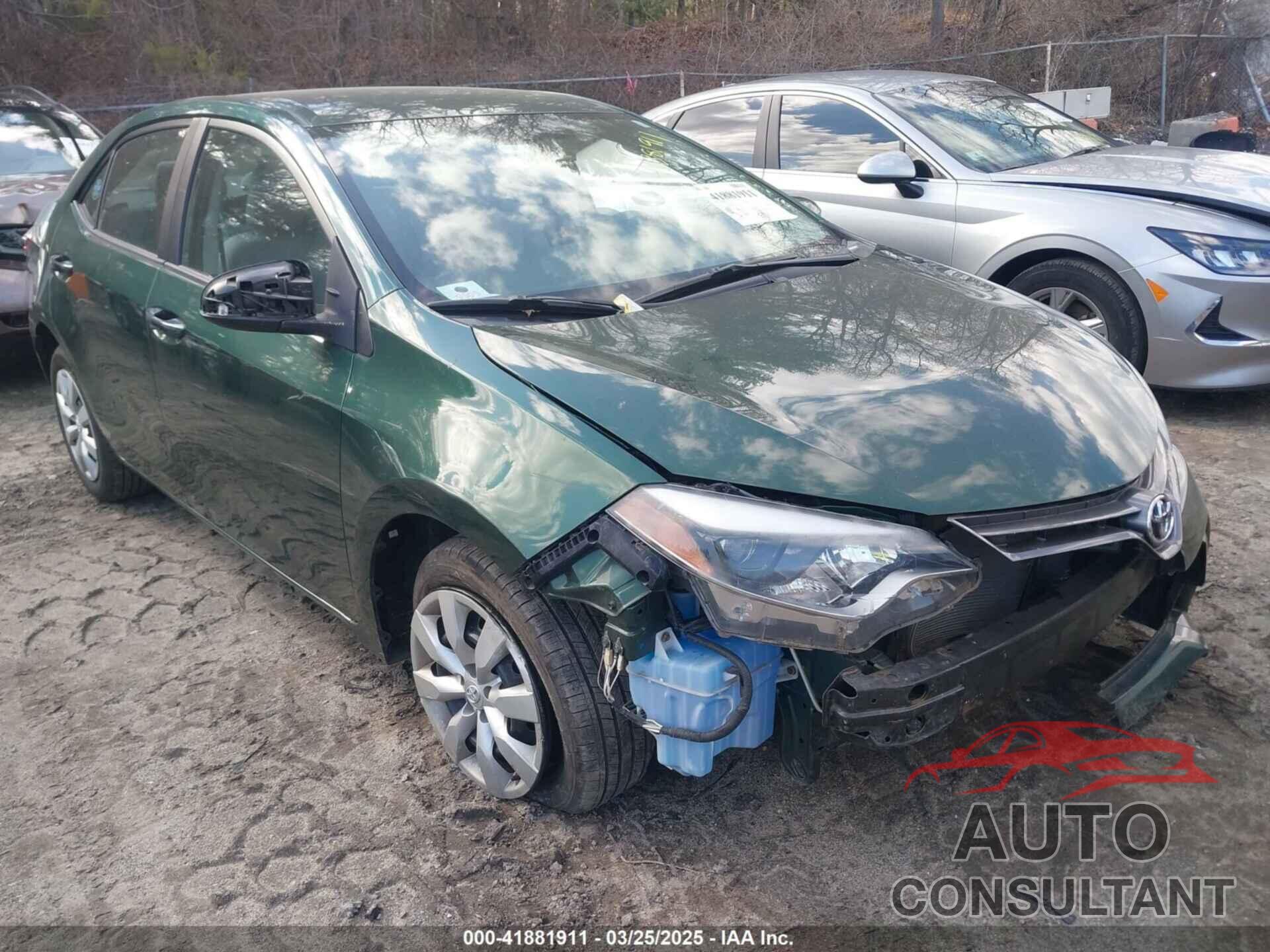 TOYOTA COROLLA 2016 - 2T1BURHEXGC545902