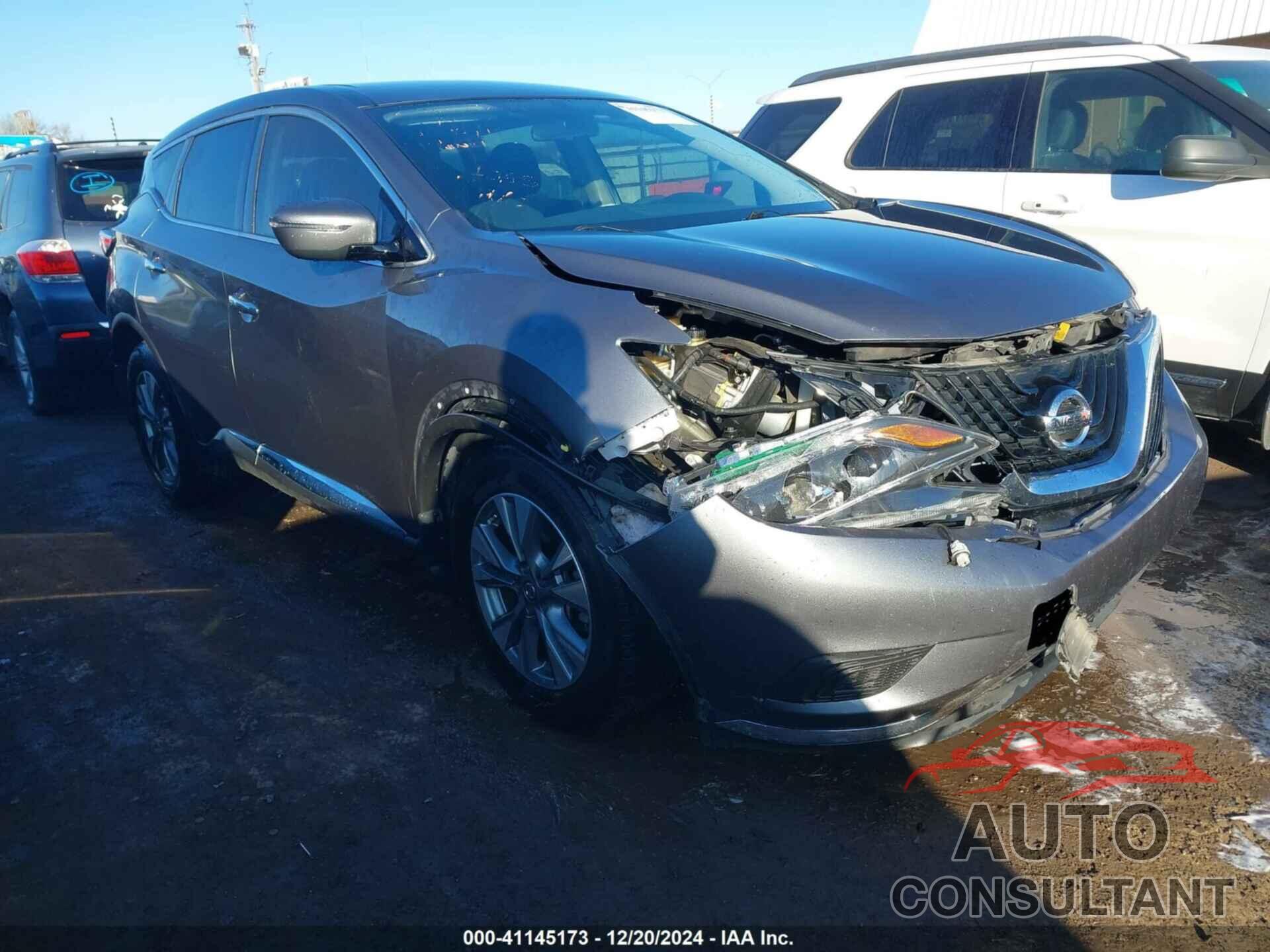 NISSAN MURANO 2018 - 5N1AZ2MG0JN178259