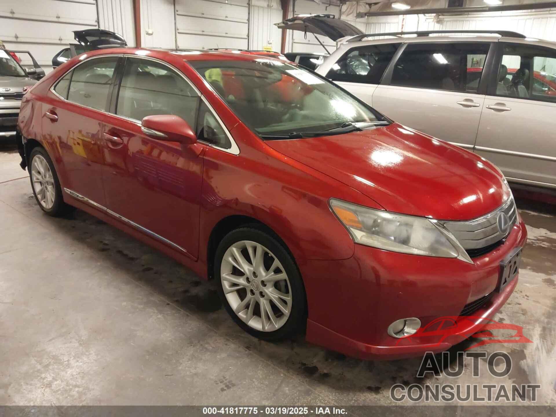 LEXUS HS 250H 2010 - JTHBB1BA3A2005521