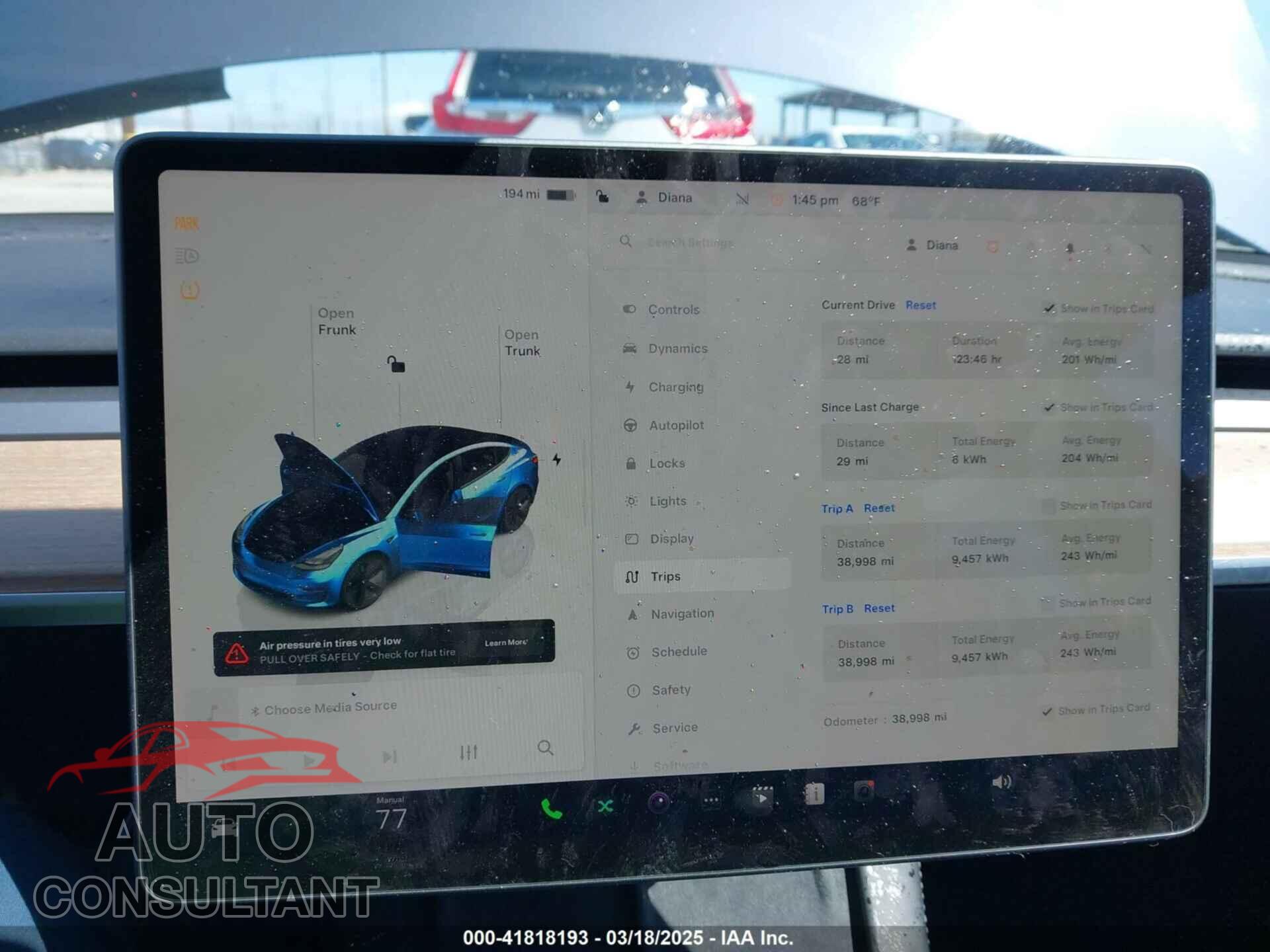 TESLA MODEL 3 2023 - 5YJ3E1EA6PF659914