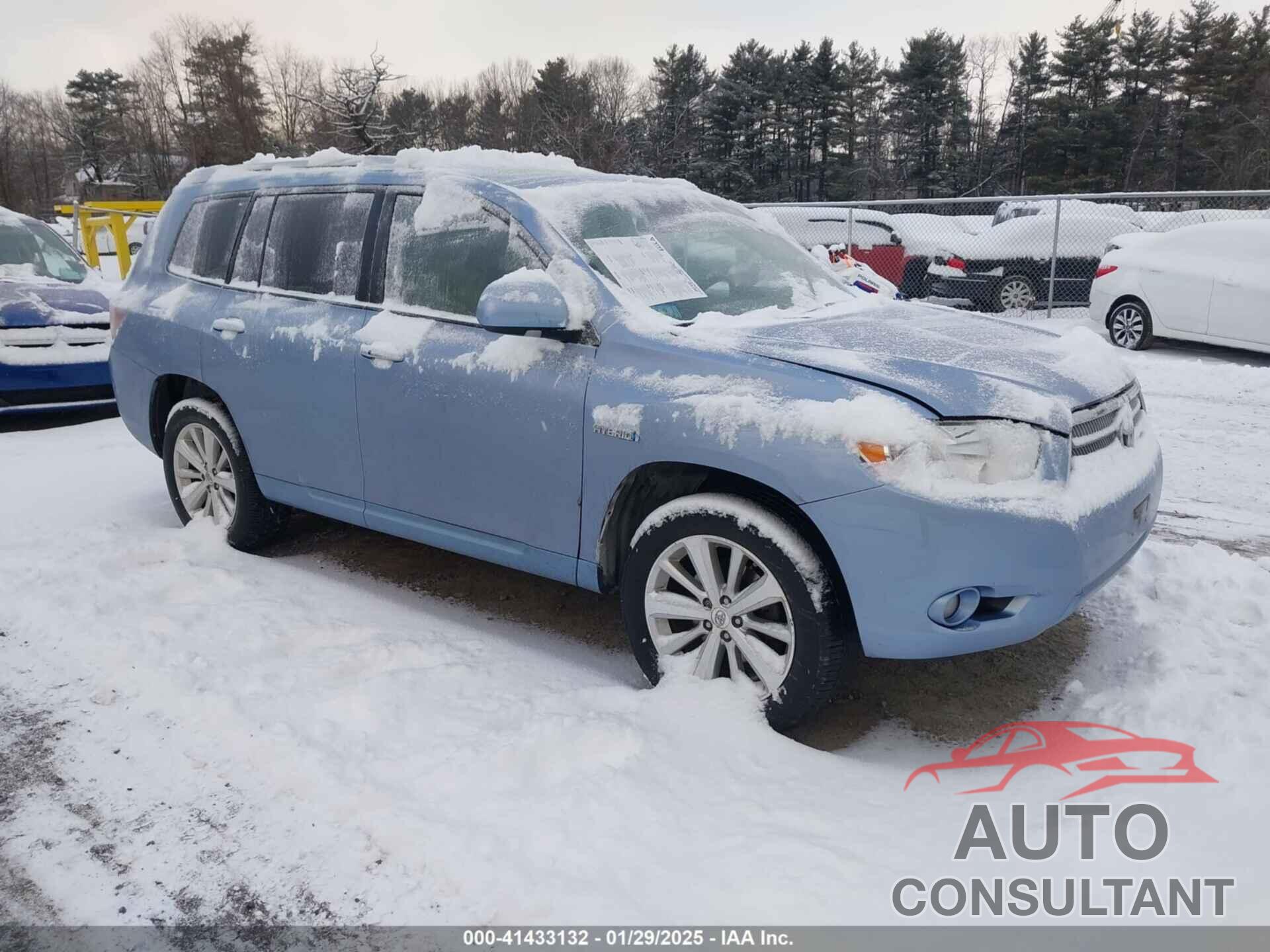 TOYOTA HIGHLANDER HYBRID 2010 - JTEJW3EH9A2044244