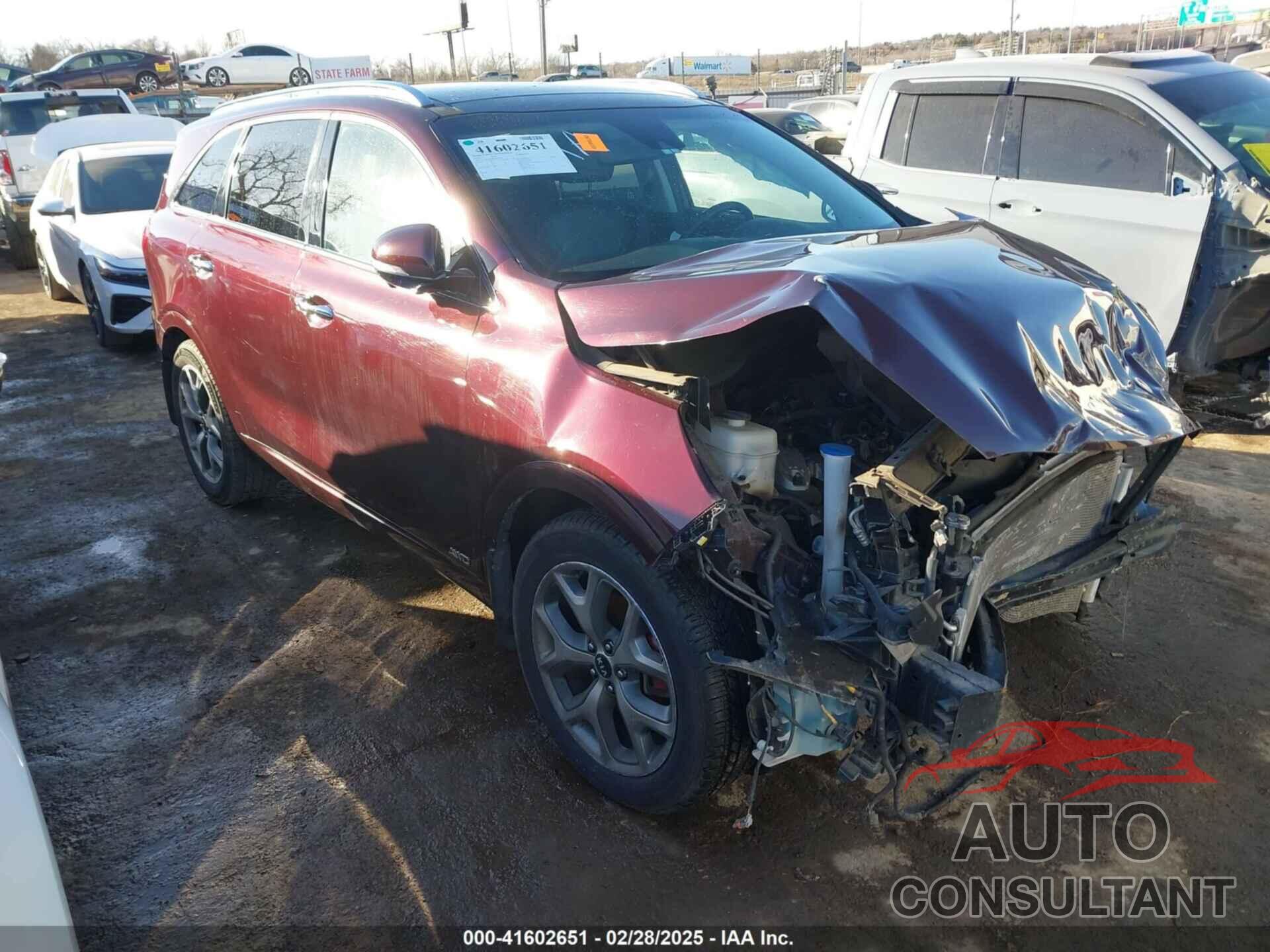 KIA SORENTO 2019 - 5XYPKDA59KG459776