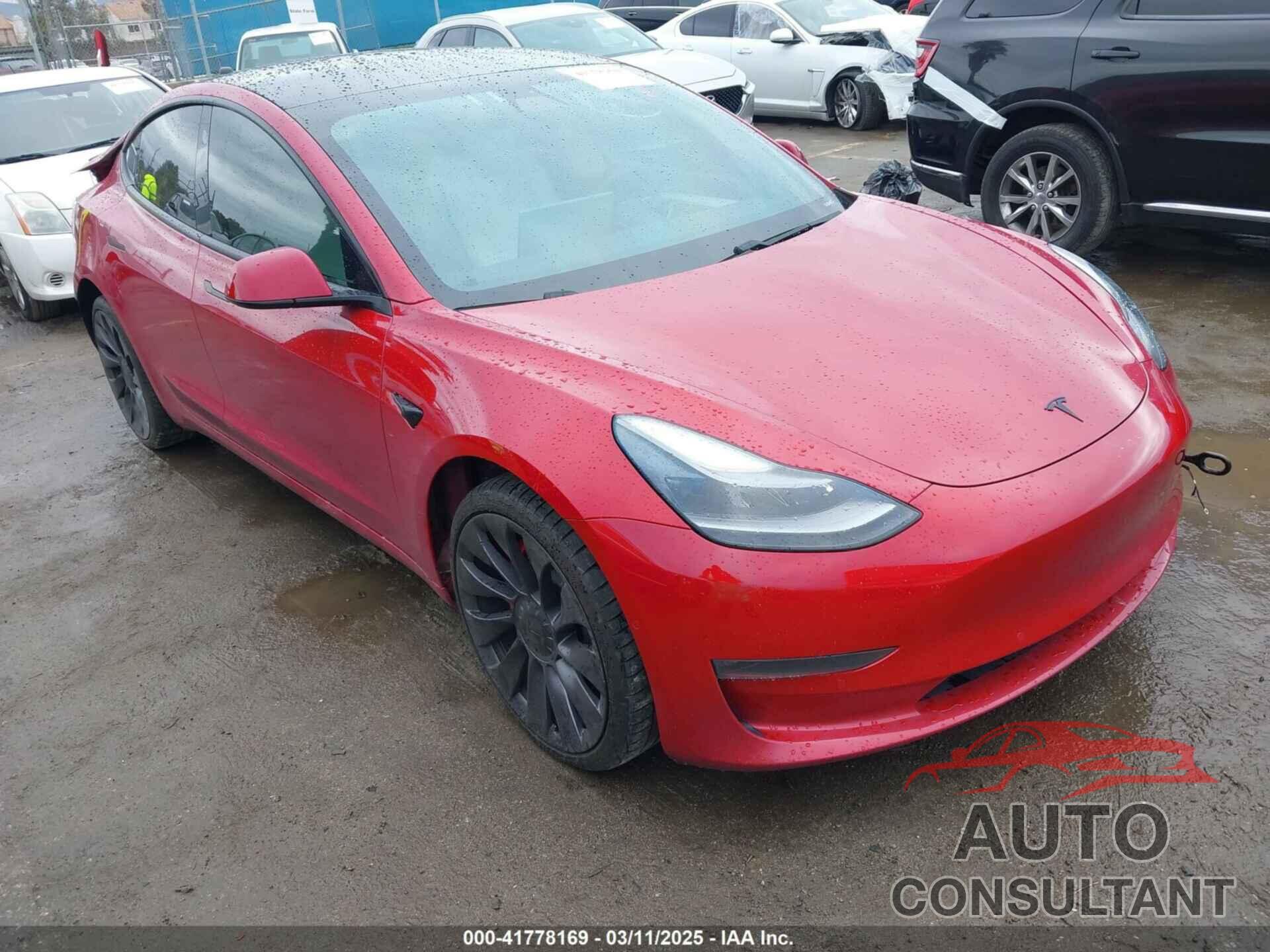 TESLA MODEL 3 2021 - 5YJ3E1EC5MF050598