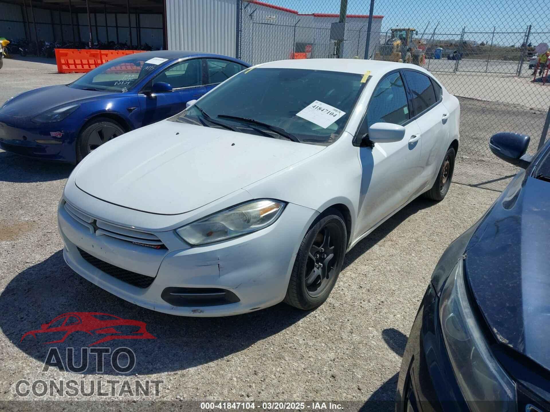 DODGE DART 2015 - 1C3CDFAA3FD411247
