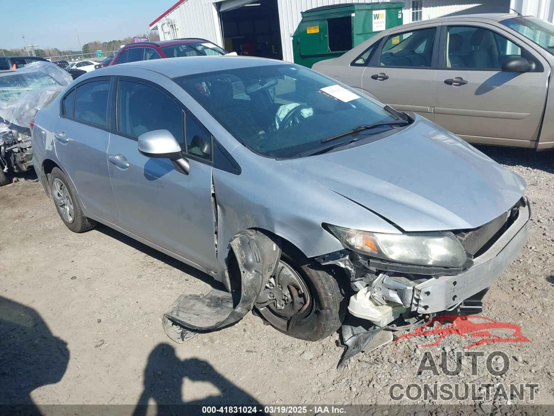 HONDA CIVIC 2013 - 2HGFB2F52DH579448