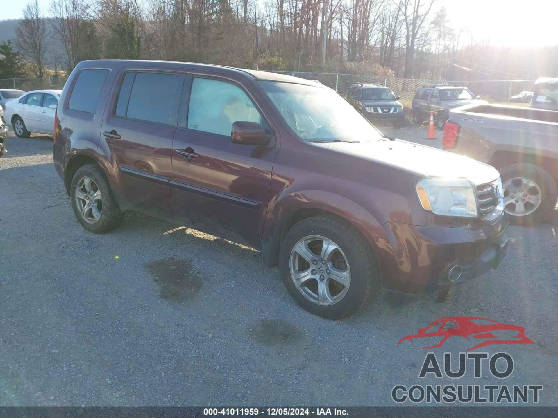 HONDA PILOT 2012 - 5FNYF4H57CB040316