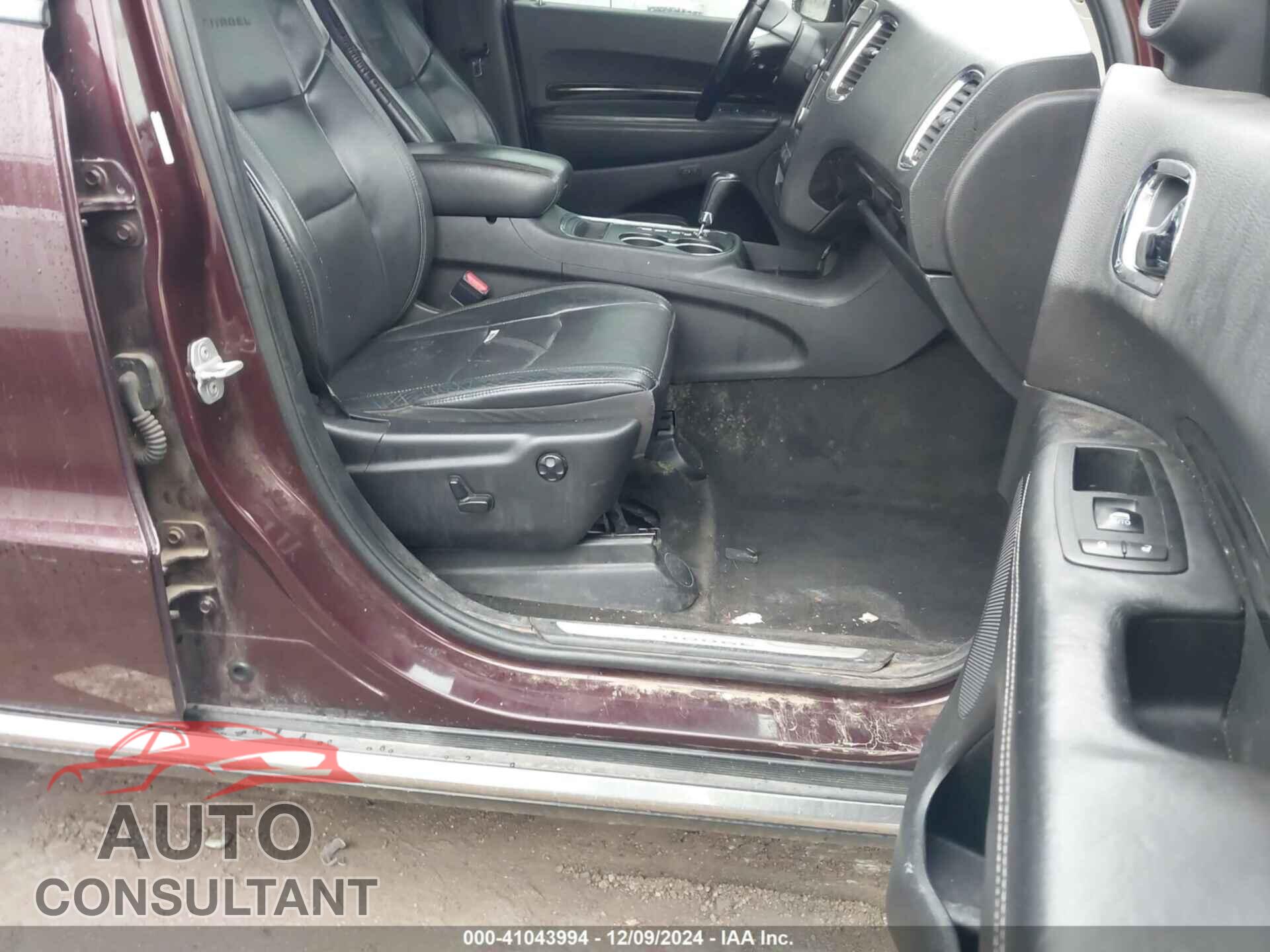 DODGE DURANGO 2012 - 1C4RDHEGXCC257282
