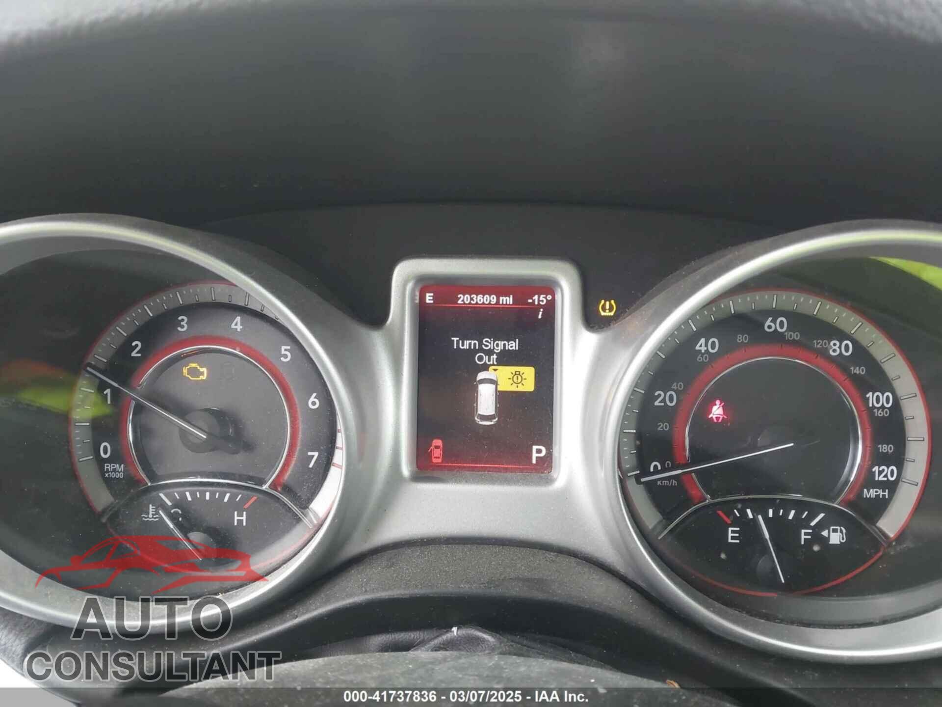DODGE JOURNEY 2012 - 3C4PDCBG1CT368595