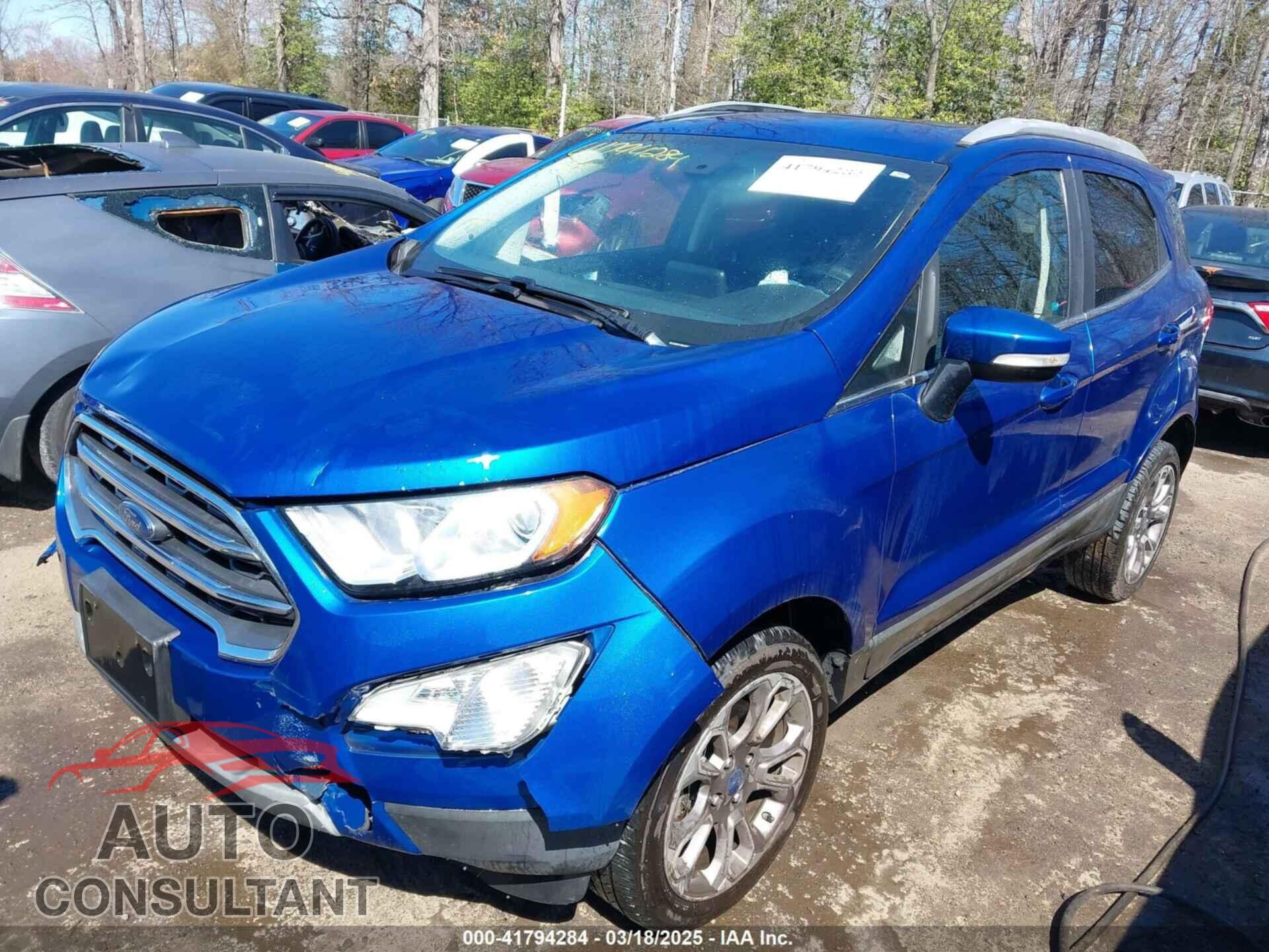 FORD ECOSPORT 2019 - MAJ6S3KL7KC256835