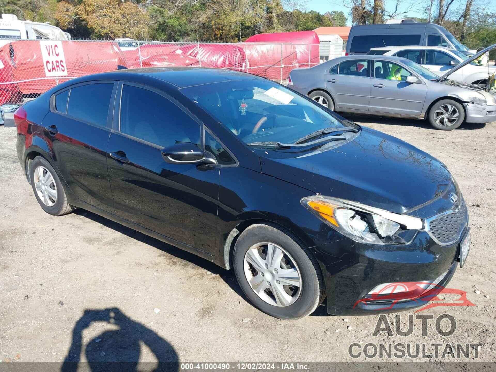 KIA FORTE 2015 - KNAFK4A60F5432062