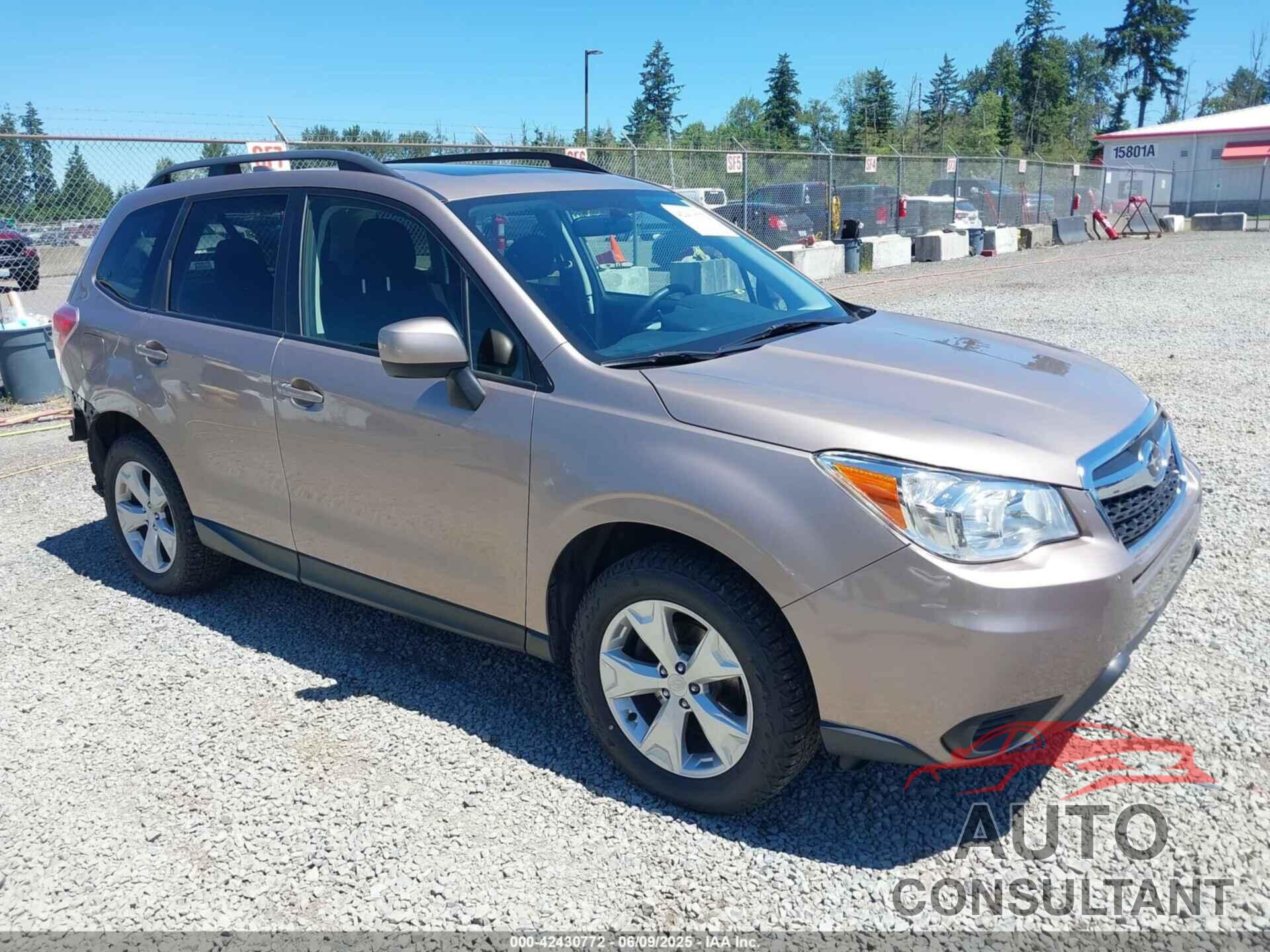 SUBARU FORESTER 2016 - JF2SJADC0GH550618