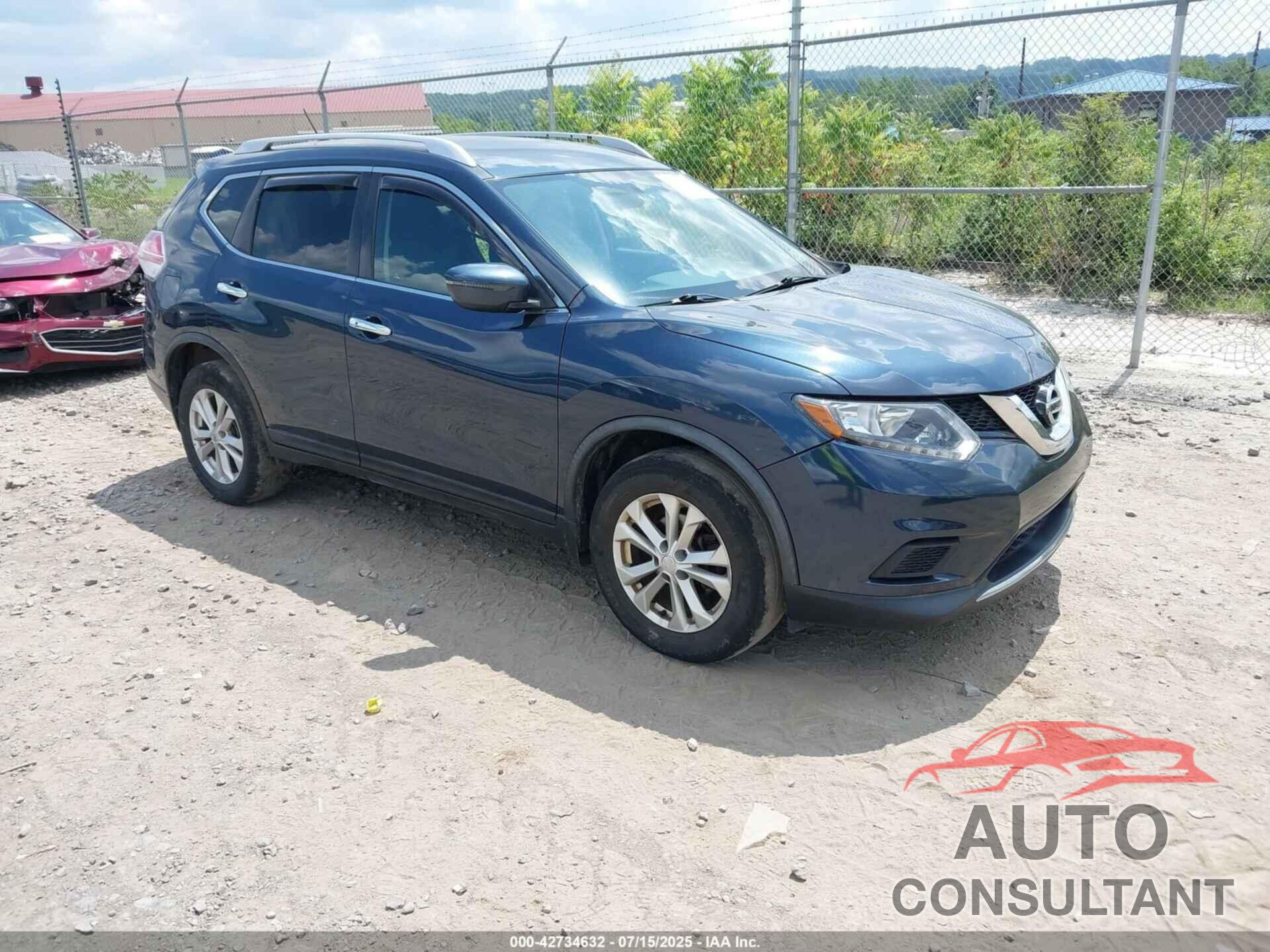 NISSAN ROGUE 2016 - KNMAT2MV7GP684382
