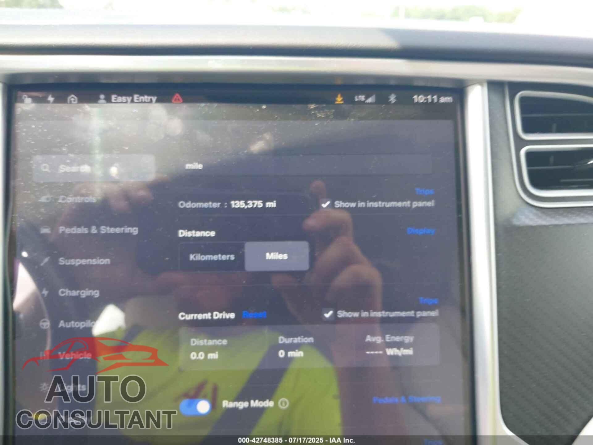 TESLA MODEL S 2017 - 5YJSA1E21HF229113