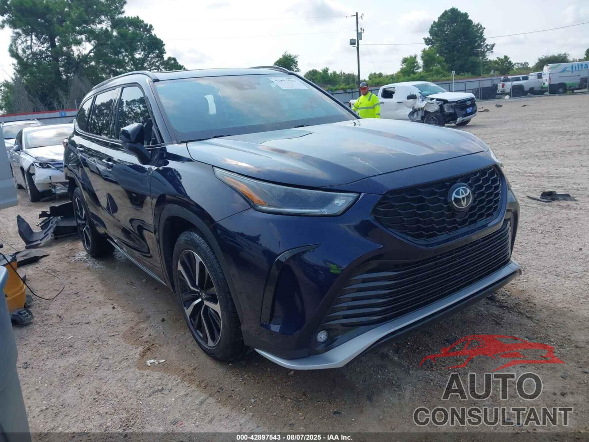 TOYOTA HIGHLANDER 2022 - 5TDLZRAH2NS131799