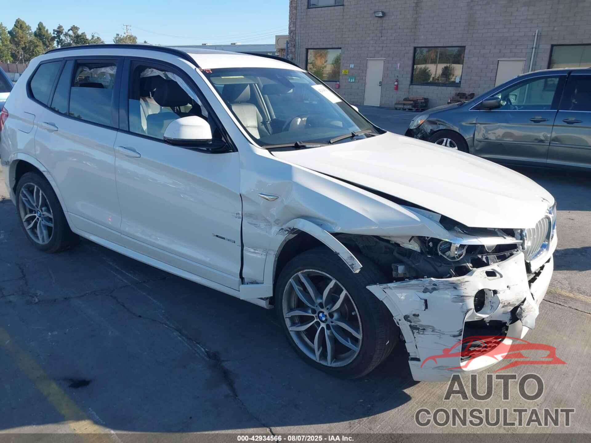 BMW X3 2017 - 5UXWX7C50H0S19508