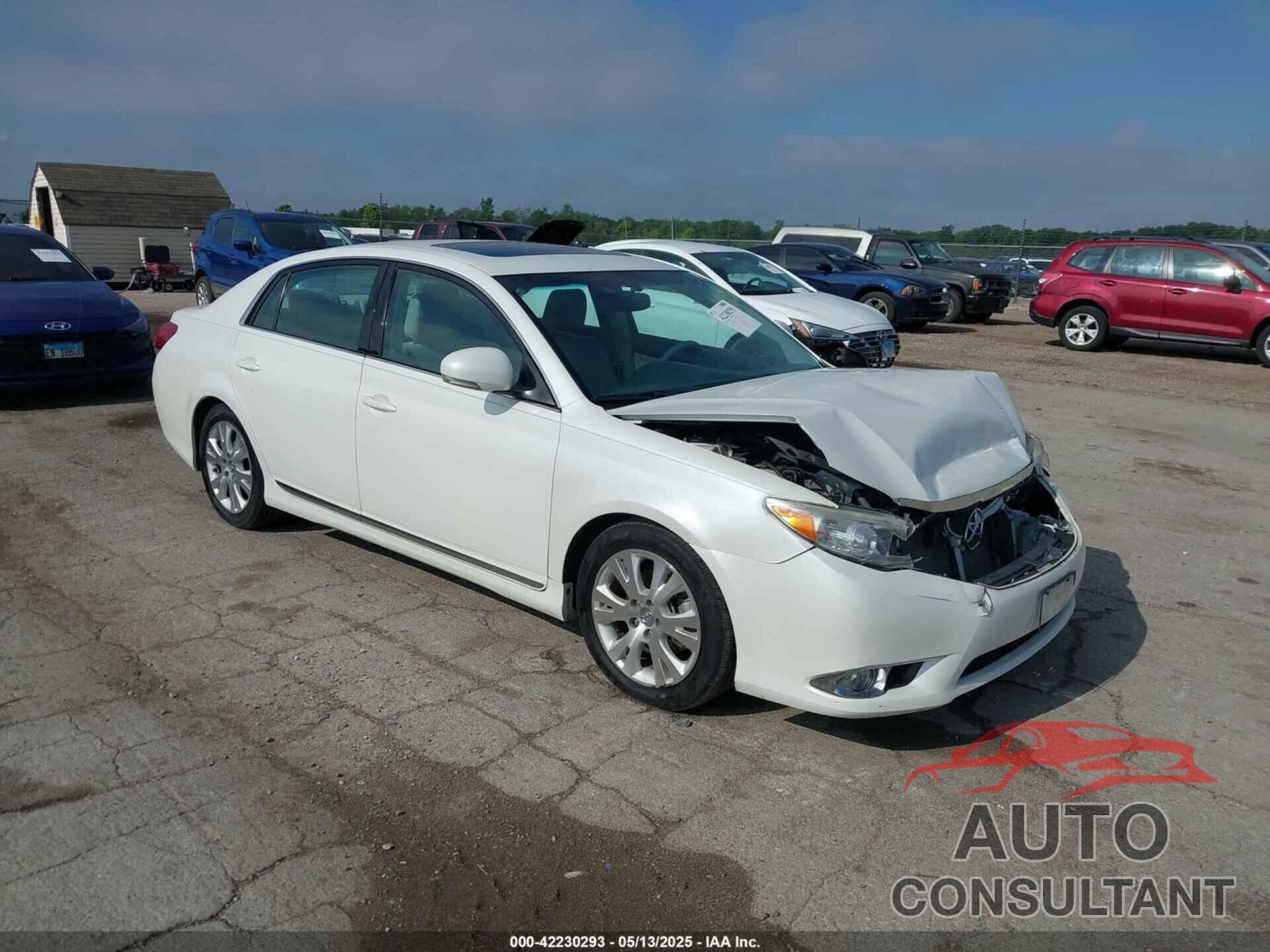 TOYOTA AVALON 2012 - 4T1BK3DB1CU454489