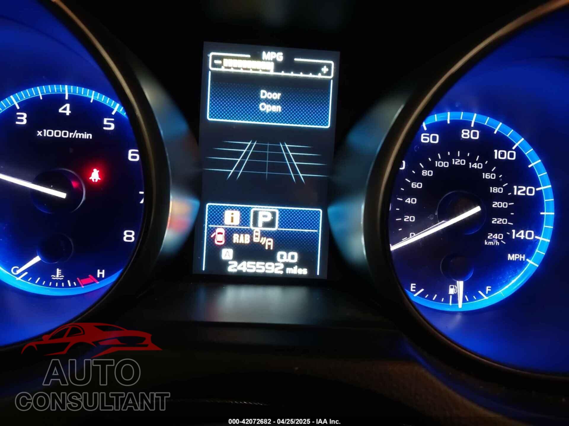 SUBARU OUTBACK 2017 - 4S4BSANC2H3377513
