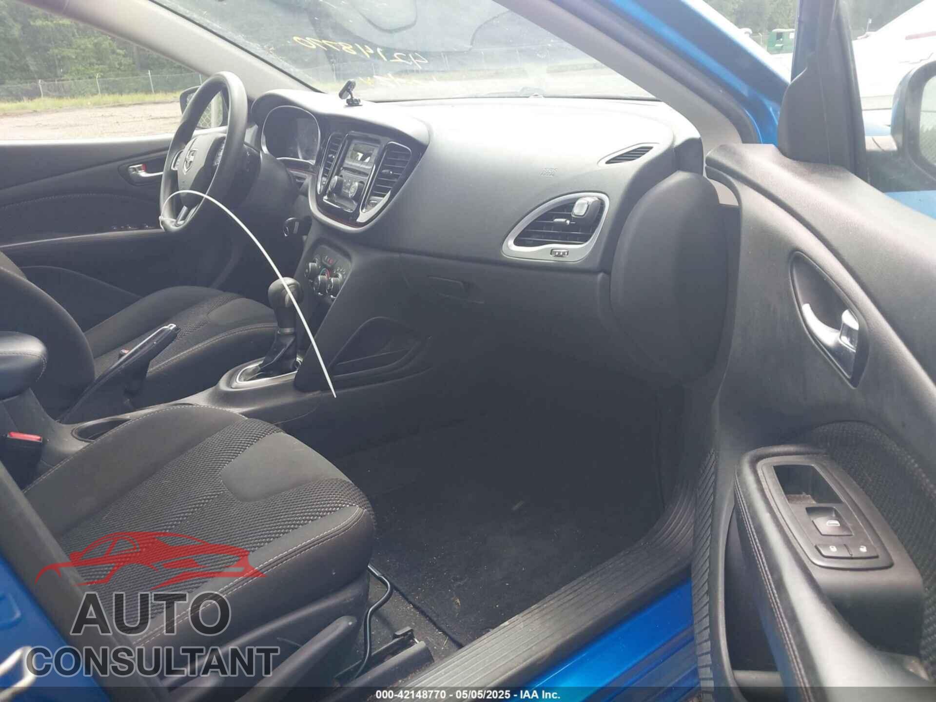 DODGE DART 2015 - 1C3CDFBB2FD420741