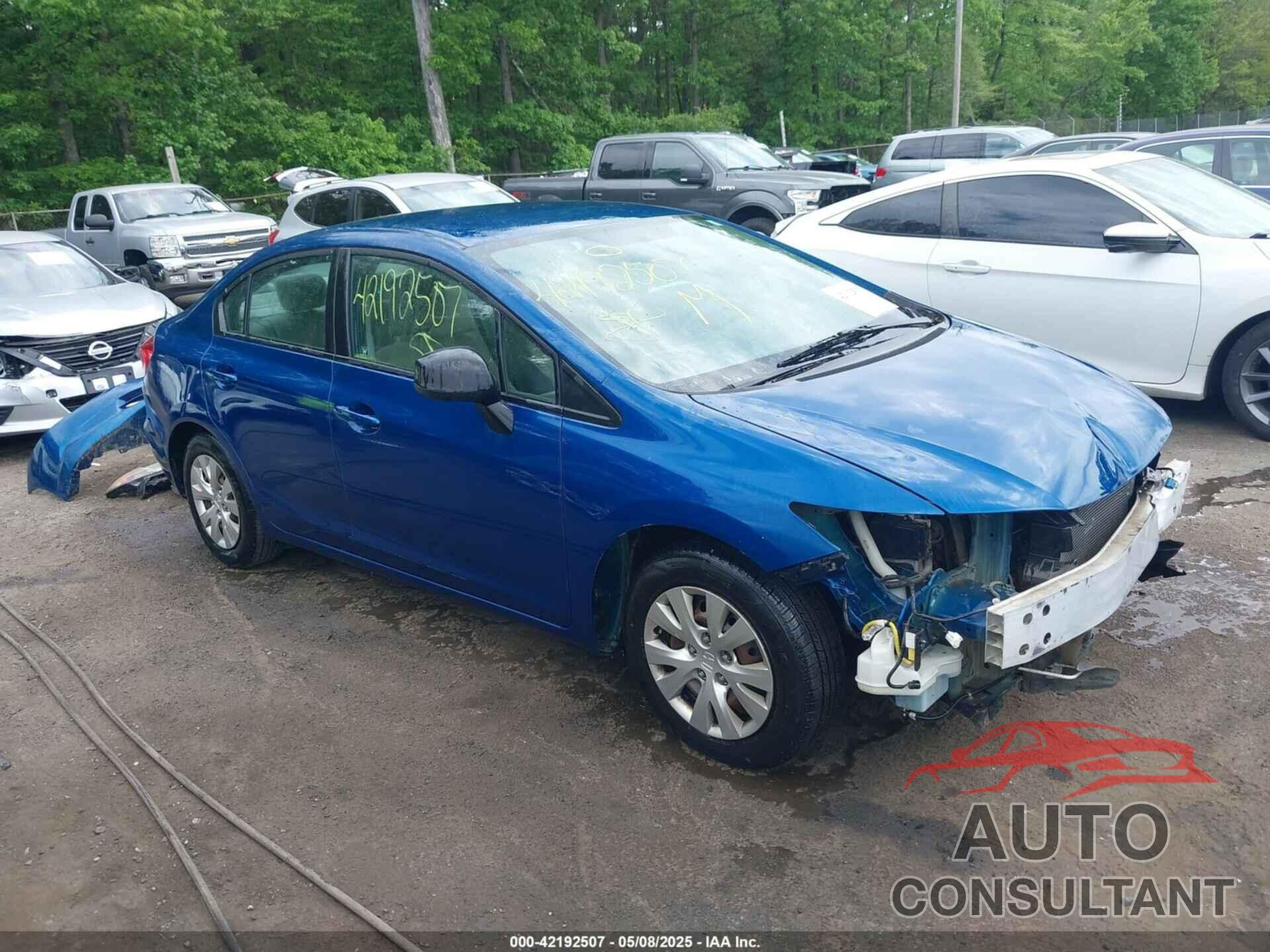 HONDA CIVIC 2012 - 19XFB2F5XCE366000