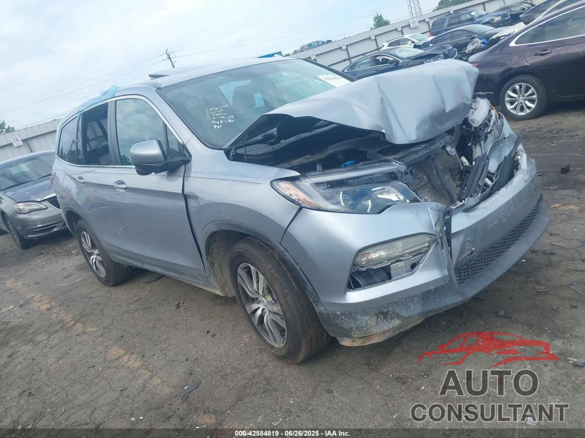HONDA PILOT 2017 - 5FNYF5H5XHB008070