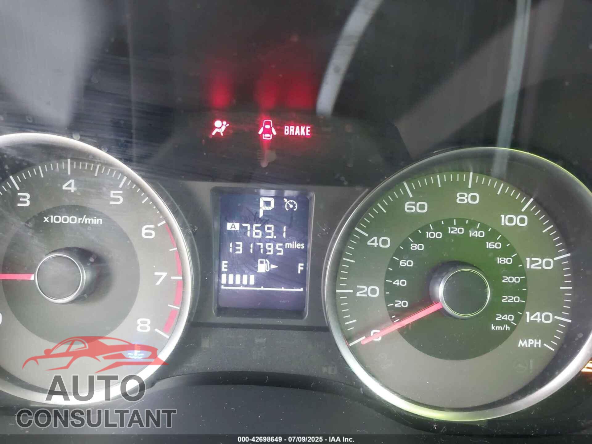 SUBARU FORESTER 2016 - JF2SJGDC9GH469393