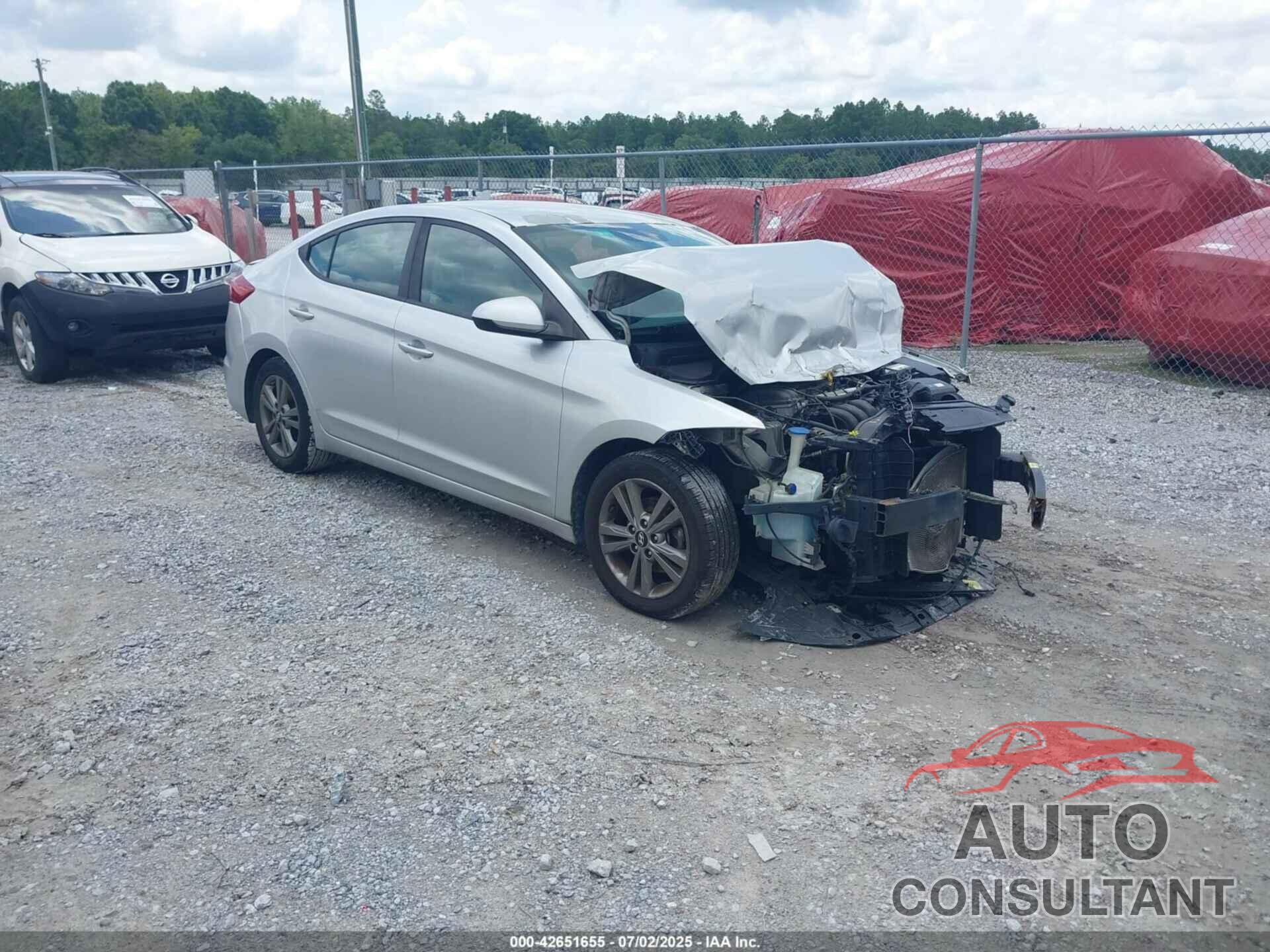 HYUNDAI ELANTRA 2018 - 5NPD84LF1JH214811