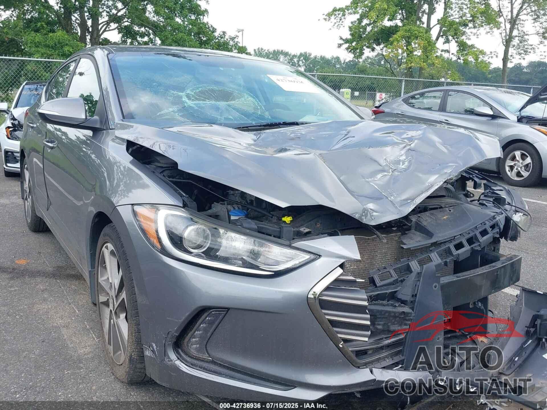 HYUNDAI ELANTRA 2018 - 5NPD84LF3JH351068