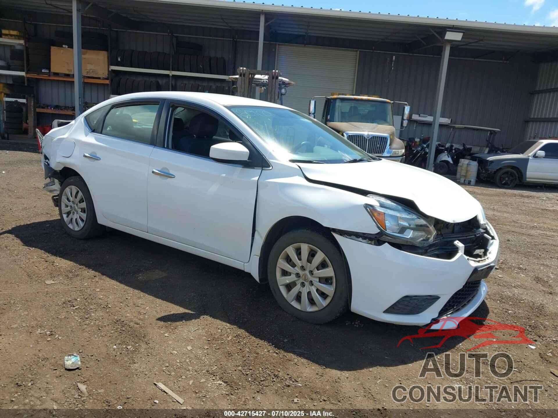 NISSAN SENTRA 2016 - 3N1AB7AP6GY297202