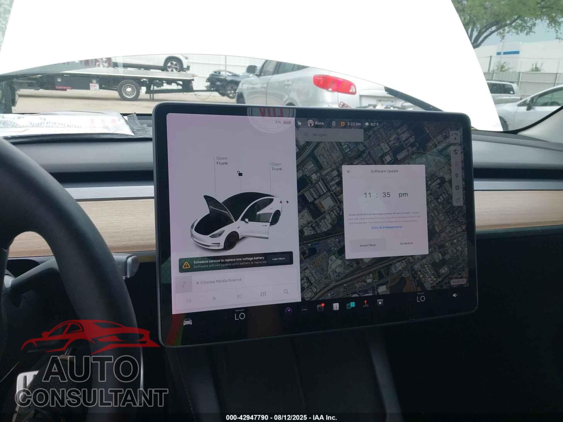 TESLA MODEL 3 2022 - 5YJ3E1EC4NF105673