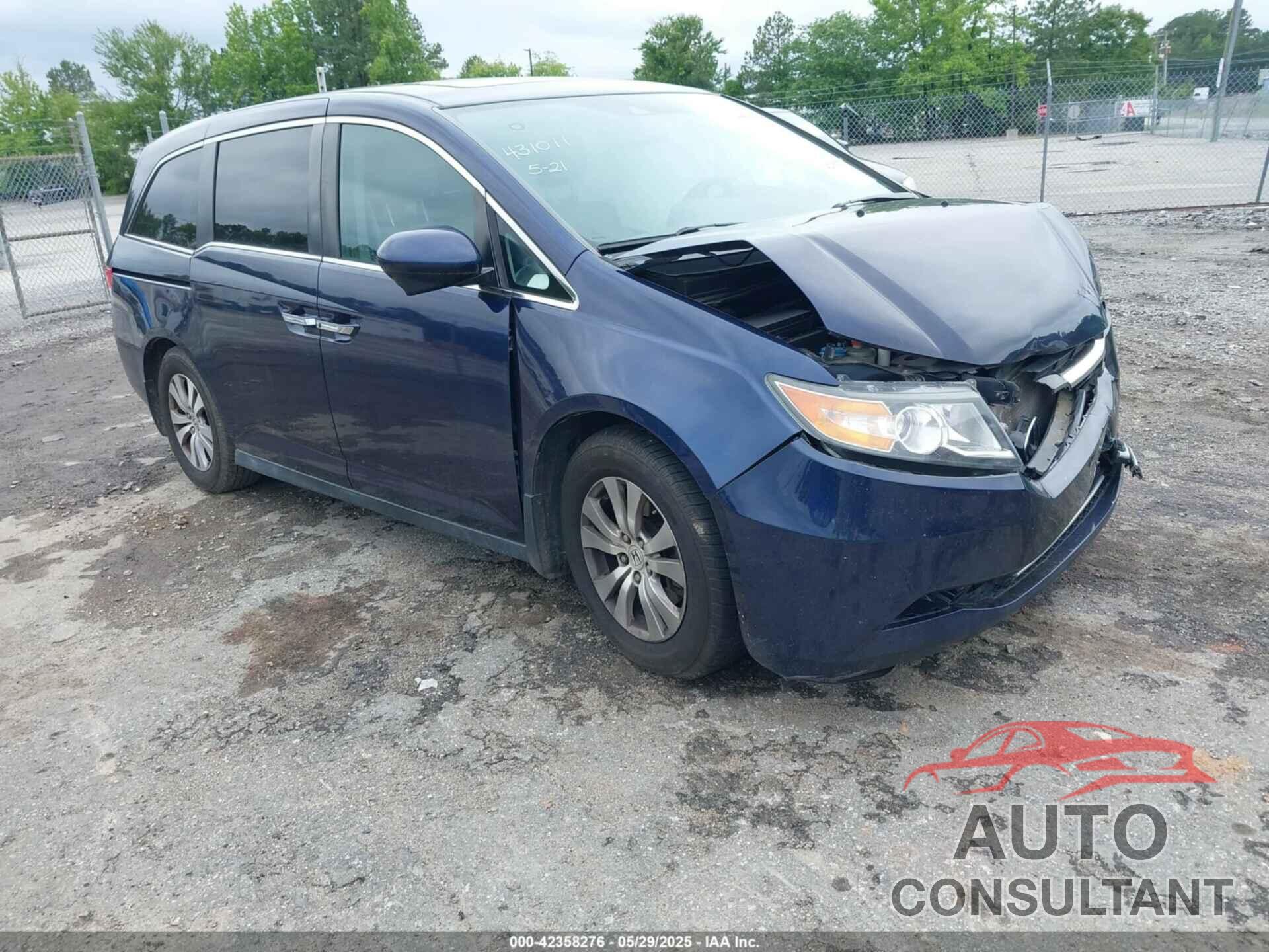 HONDA ODYSSEY 2017 - 5FNRL5H62HB020767