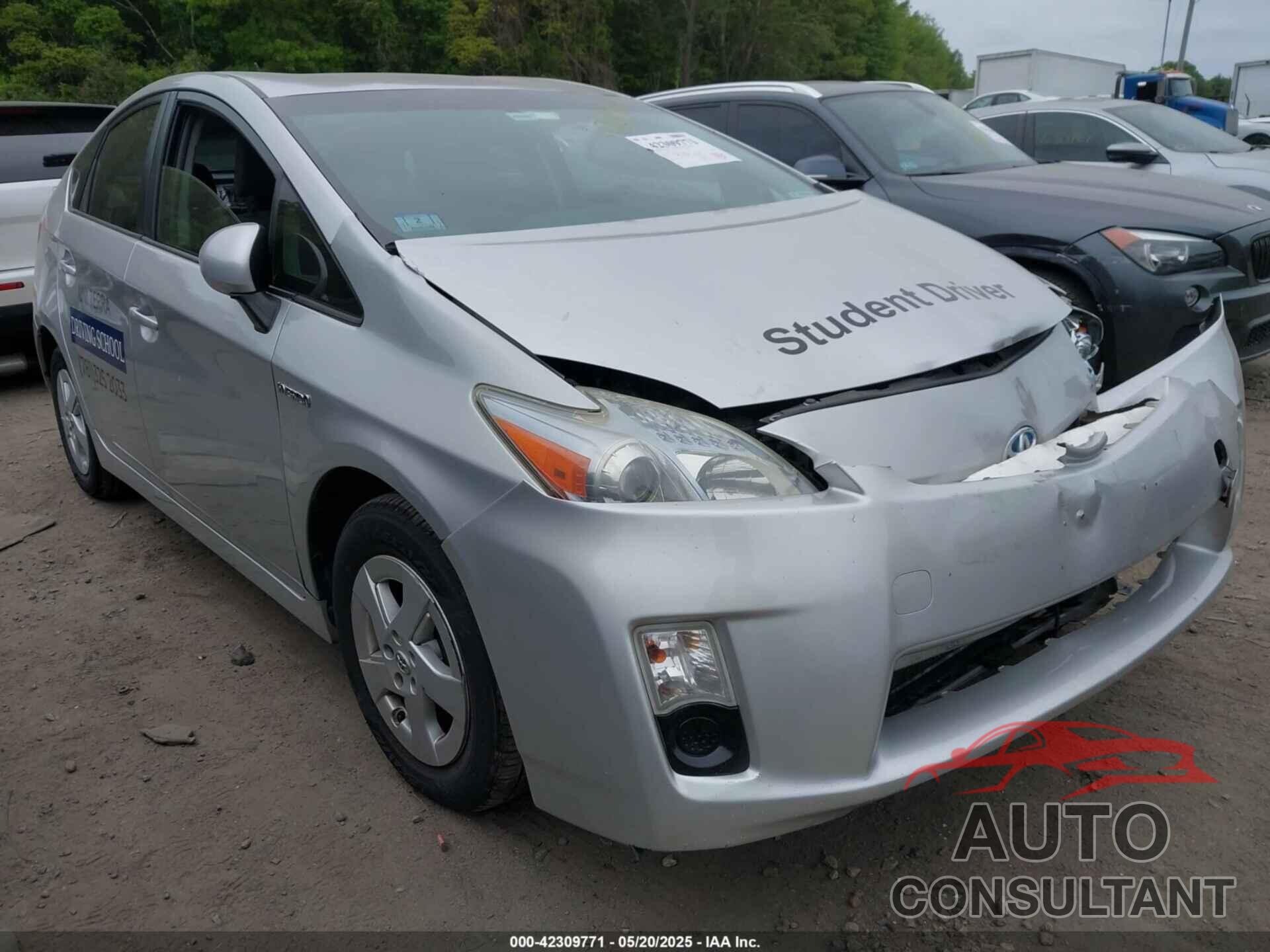 TOYOTA PRIUS 2010 - JTDKN3DU4A0149991