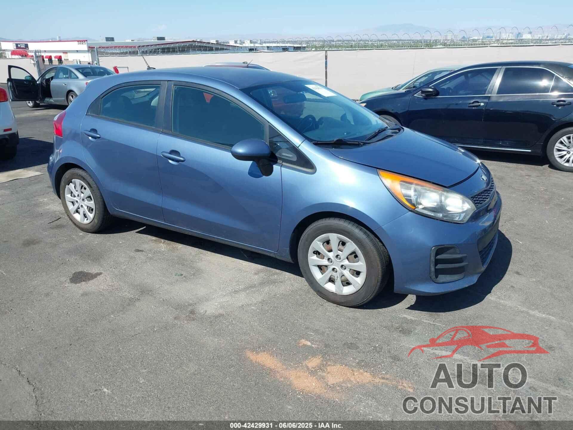 KIA RIO 2016 - KNADM5A38G6600927